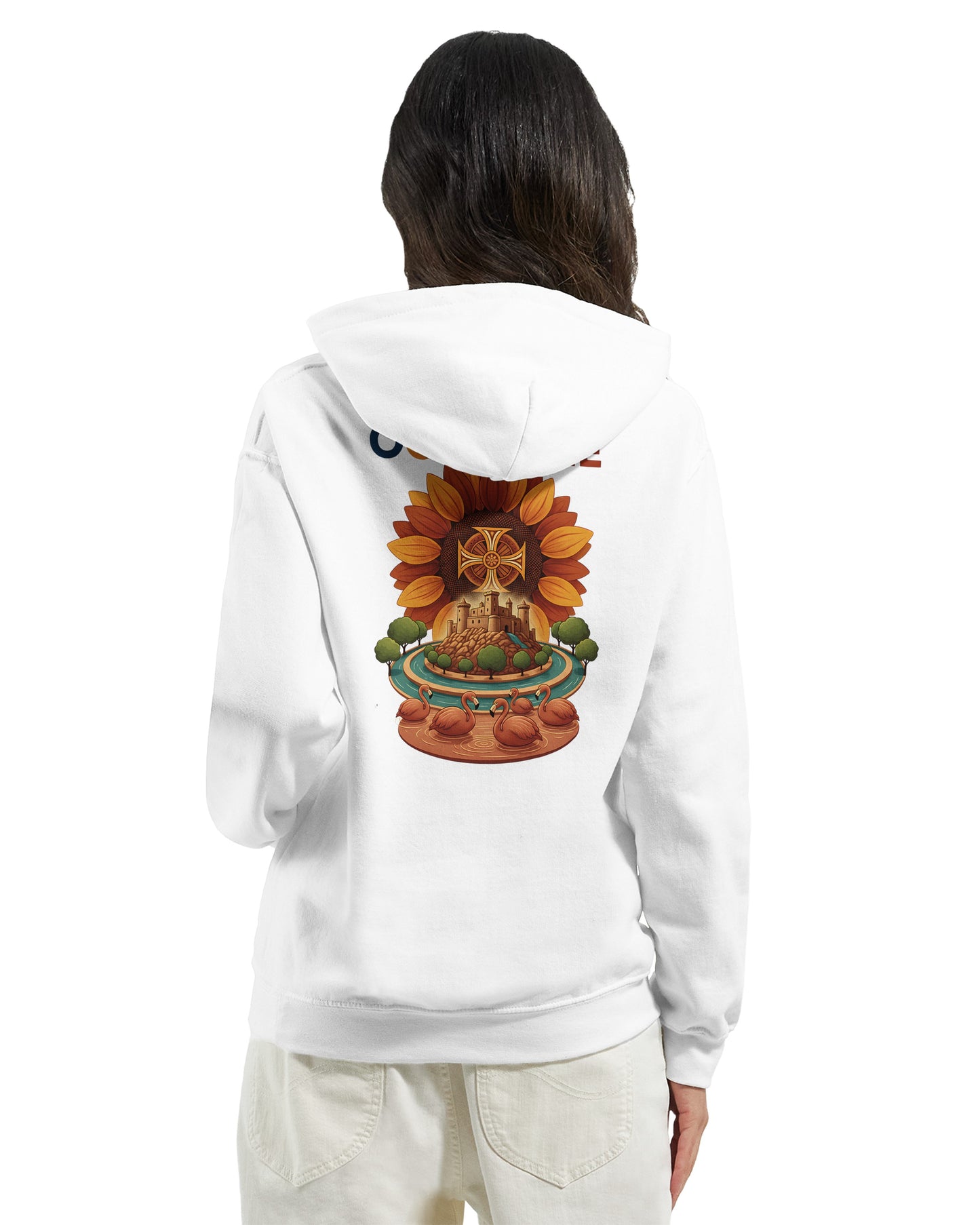 Klassischer Unisex-Kapuzenpullover Okzitanien | Gildan® 18500