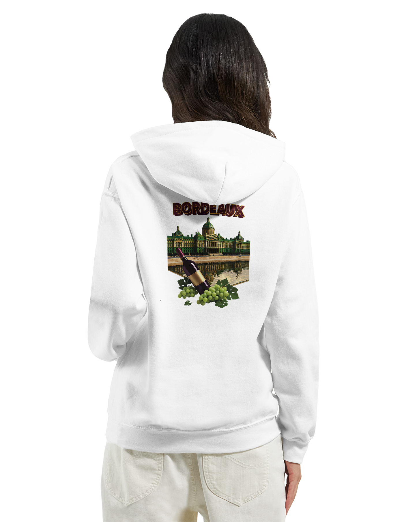 Unisex-Hoodie Bordeaux Stadt Frankreich klassisch | Gildan® 18500