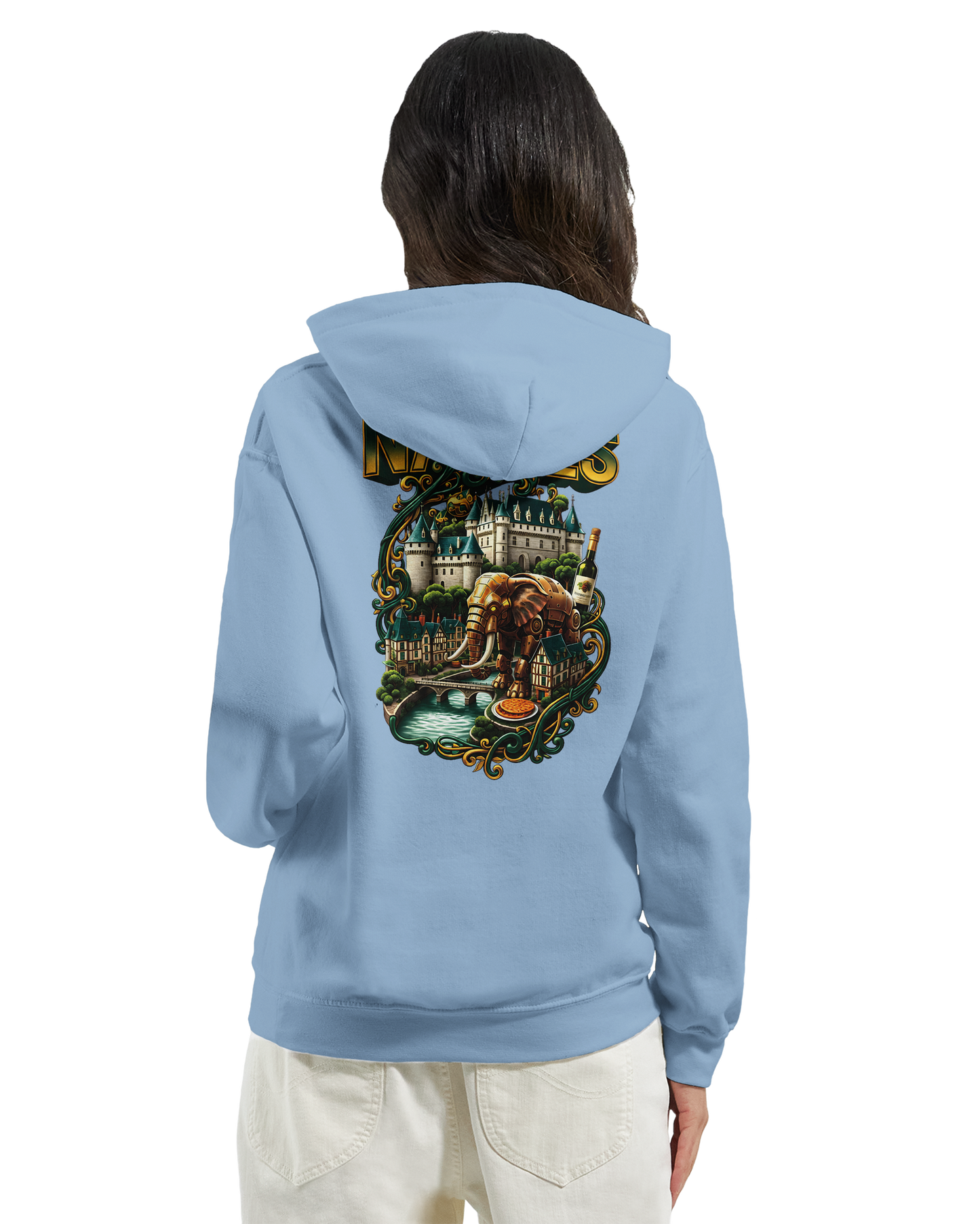 Unisex-Kapuzenpullover Nantes Stadt Frankreich klassisch | Gildan® 18500