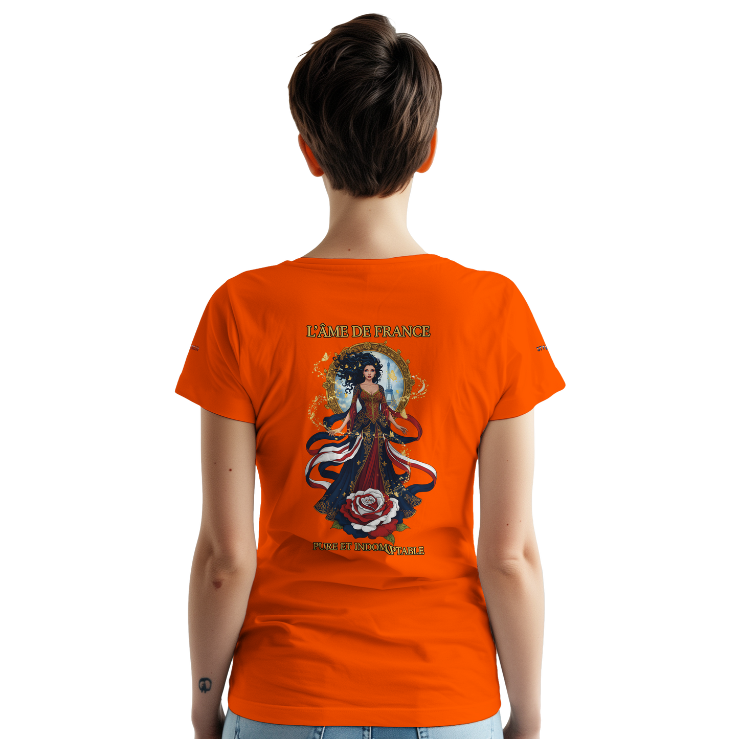 Women's T-shirt The Soul of France French Style Heavyweight Crewneck | Gildan® 5000