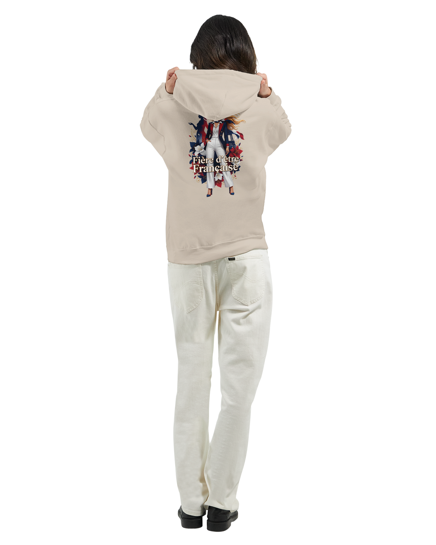 Sweat à capuche fière d'être française   – Doux, chaud et confortable pour l'hiver