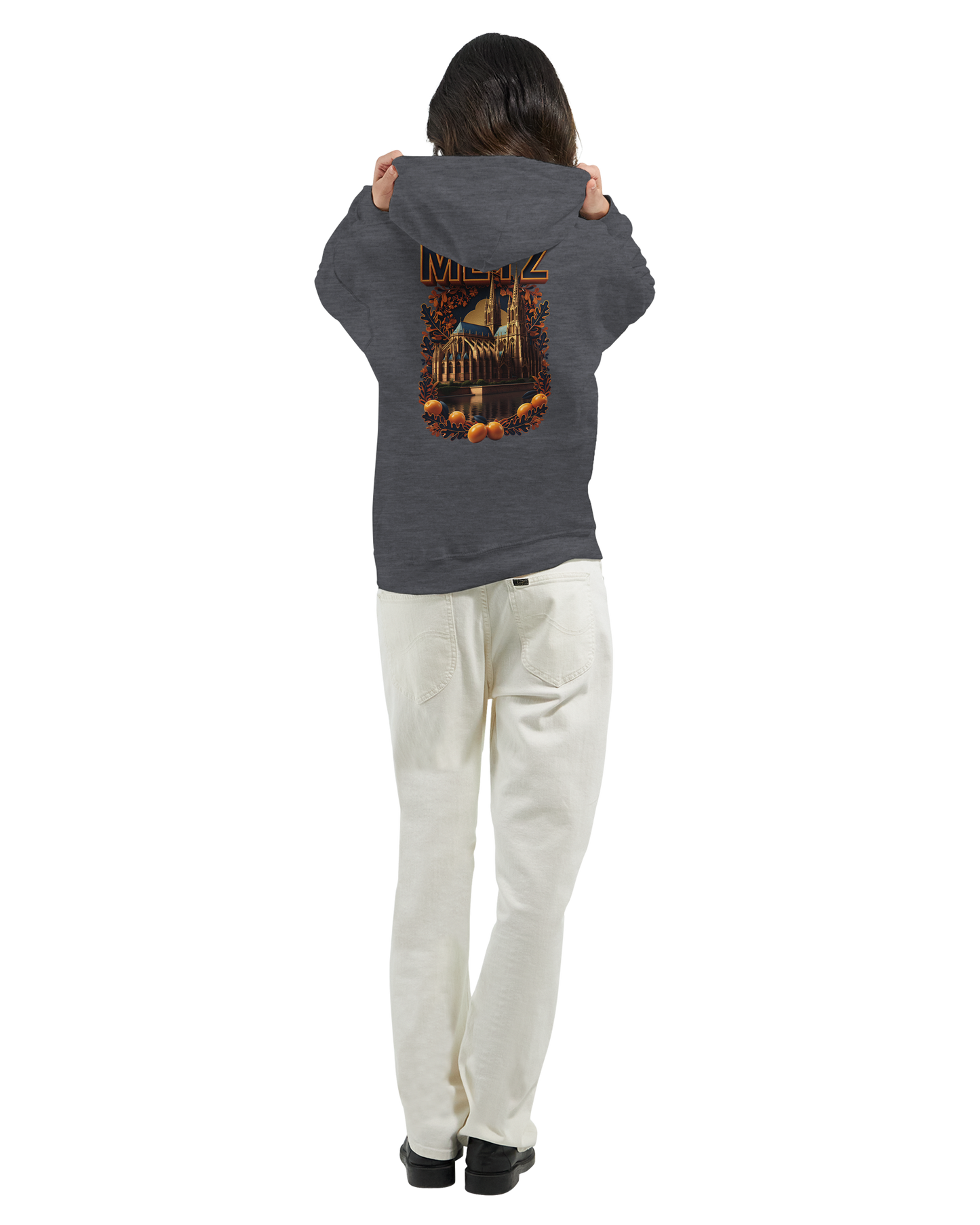 Unisex-Hoodie Metz Stadt Frankreich klassisch | Gildan® 18500