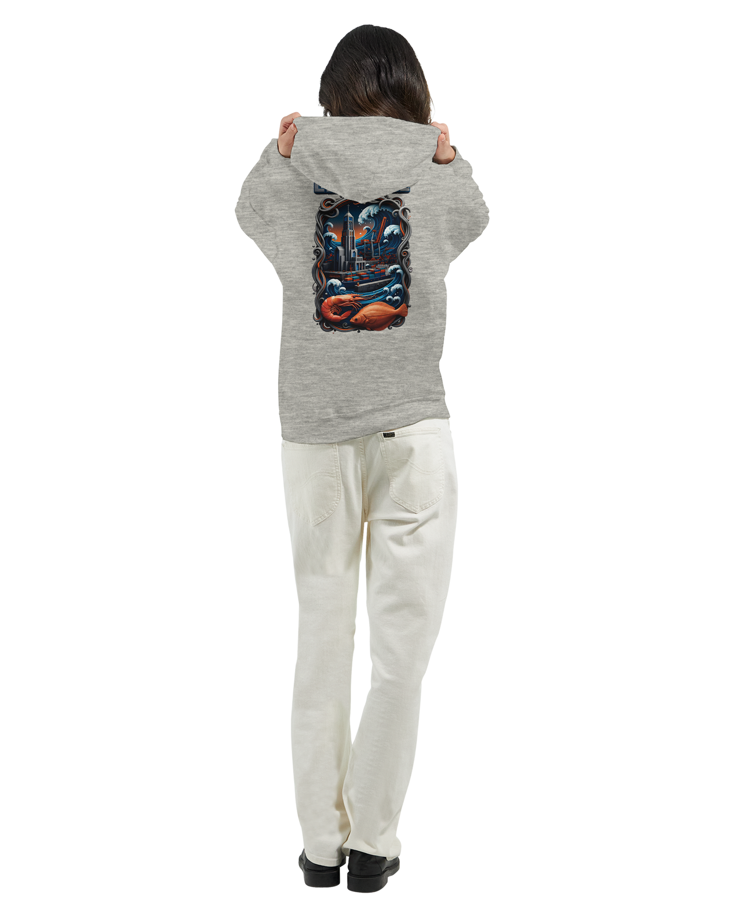 Sweat à capuche unisexe Le Havre