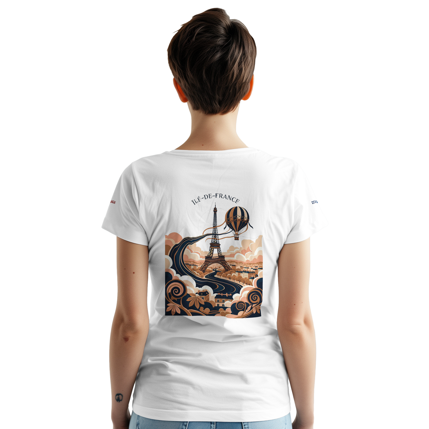 Unisex T-Shirt Île-de-France dick rundhals | Gildan® 5000