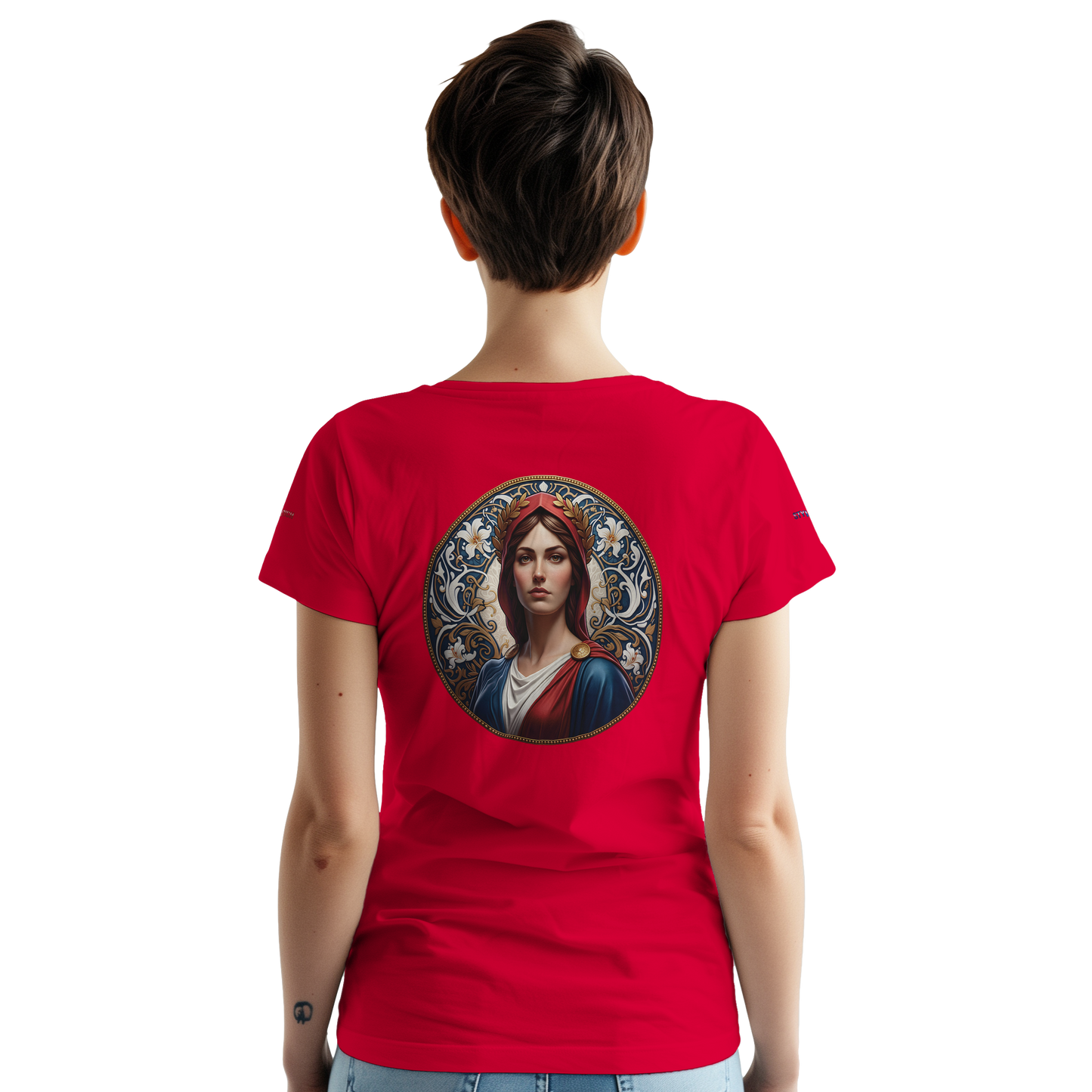 Damen T-Shirt Marianne dick, Rundhals | Gildan® 5000