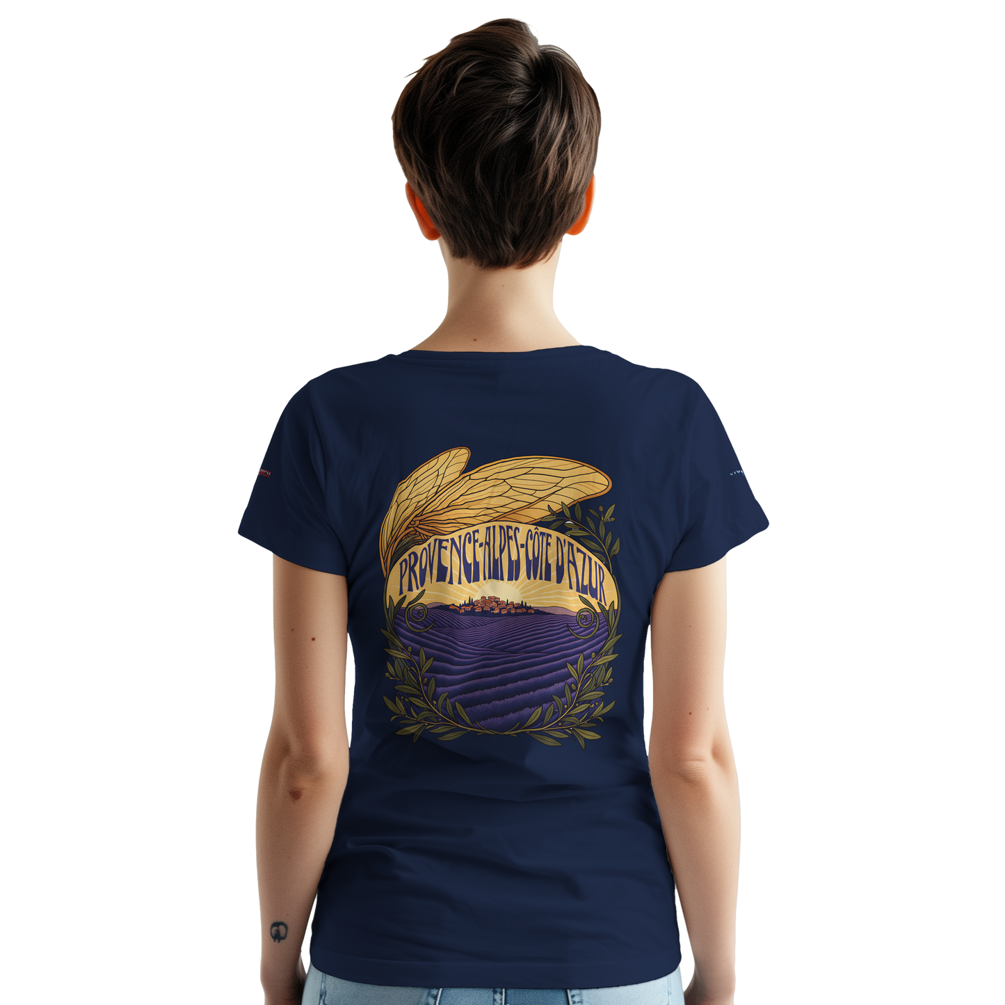 Unisex T-Shirt Provence-Alpes-Côte d'Azur, schwerer Rundhalsausschnitt | Gildan® 5000