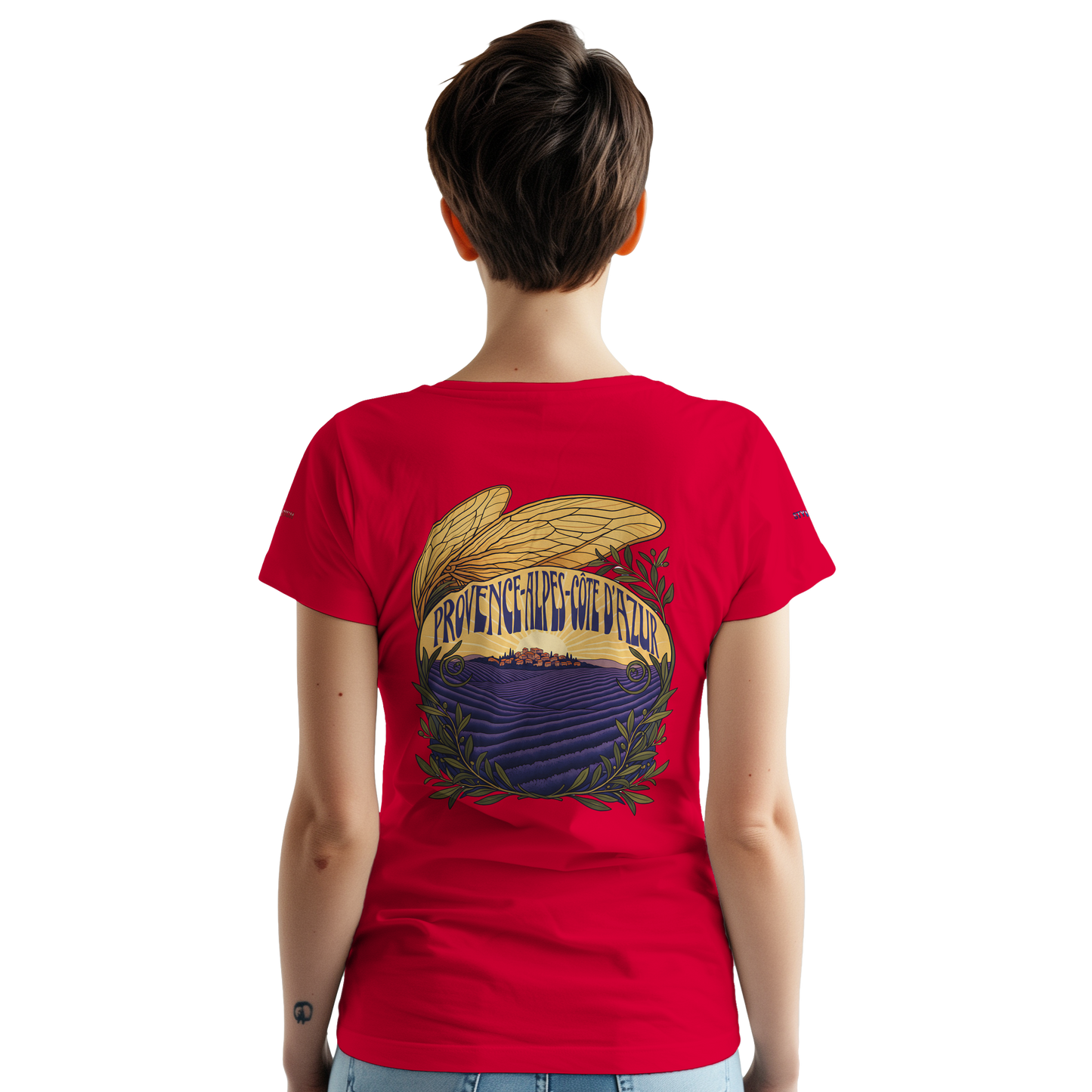 Unisex T-Shirt Provence-Alpes-Côte d'Azur, schwerer Rundhalsausschnitt | Gildan® 5000
