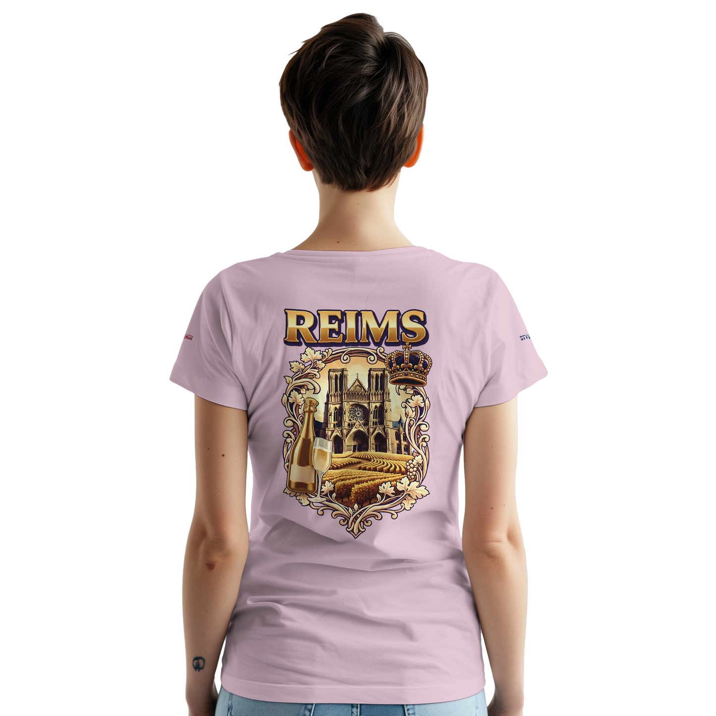 T-shirt Unisexe Reims - Ville de France - Coton Premium
