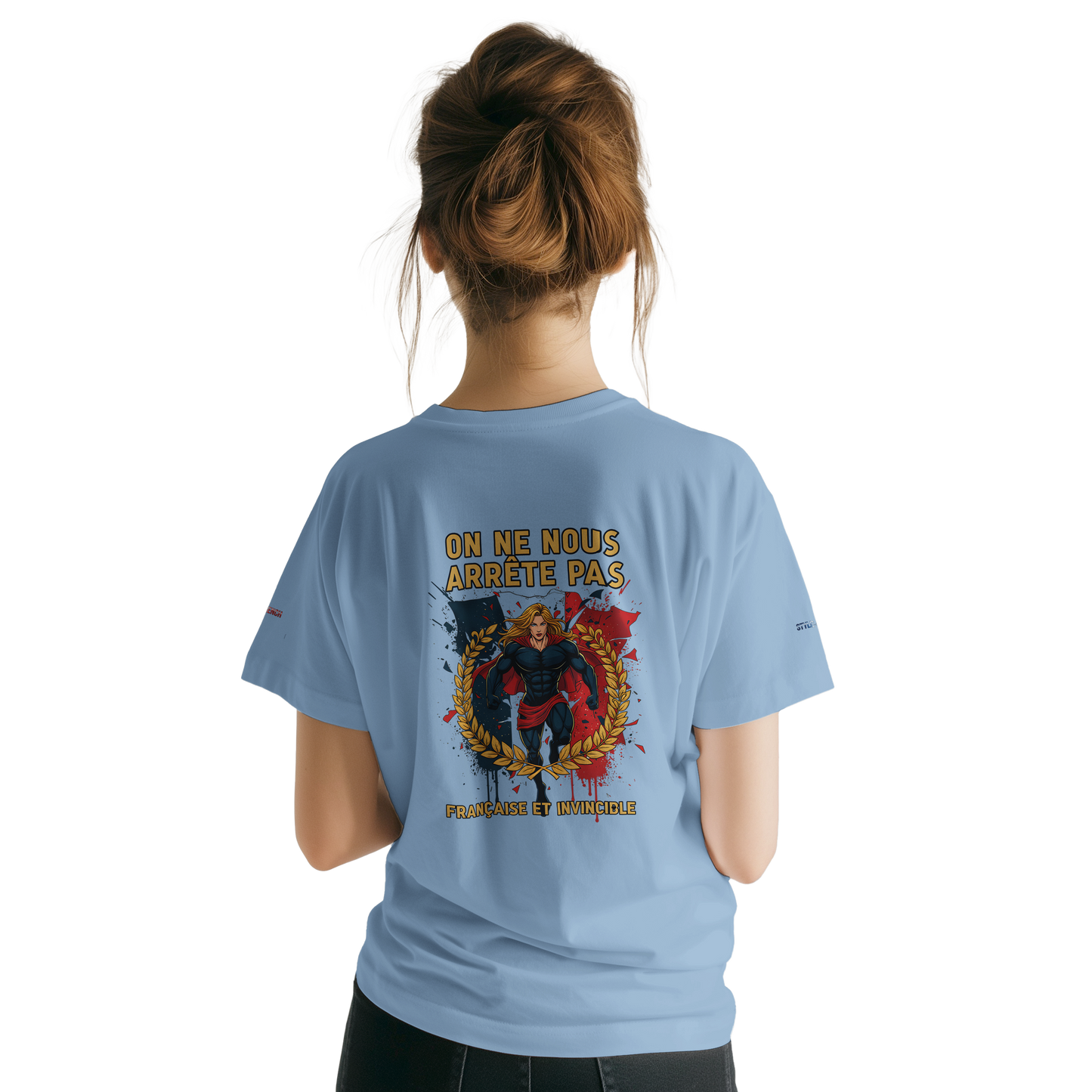 T-shirt Femme 'On ne nous arrête pas' – Coton Doux Premium