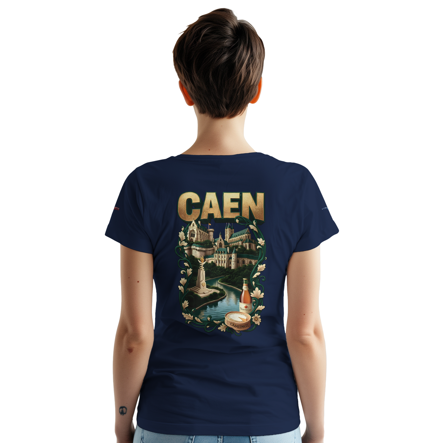 Unisex-T-Shirt Caen Stadt in Frankreich | Gildan® 5000