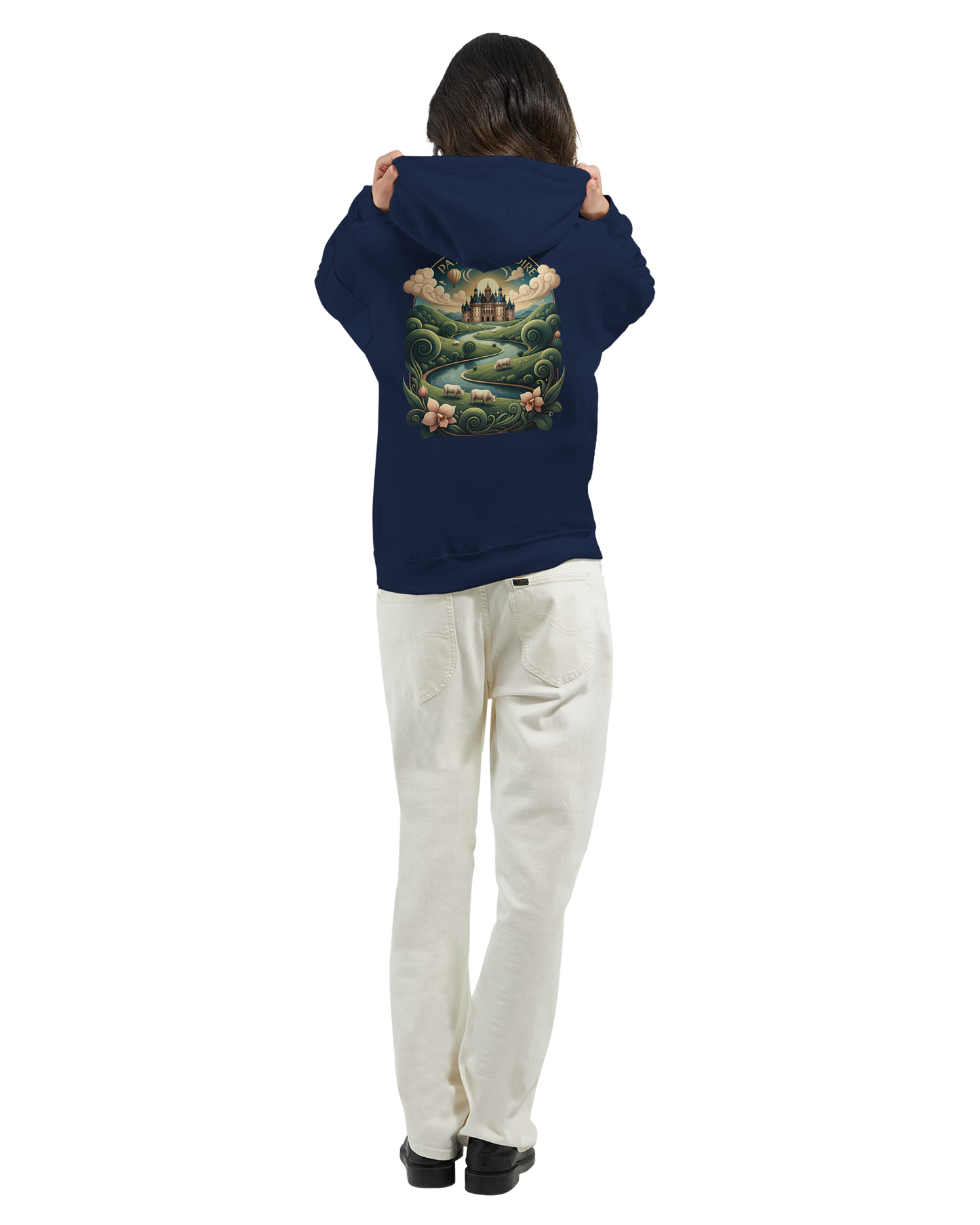 Klassischer Unisex-Kapuzenpullover Pays de la Loire | Gildan® 18500