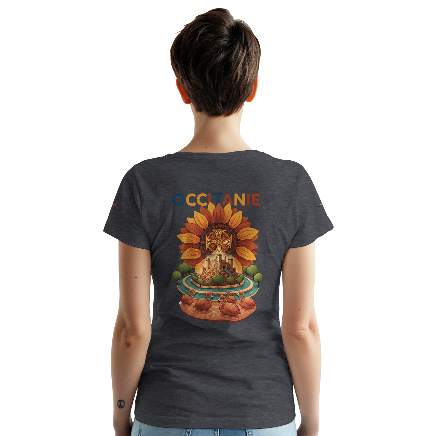 Unisex Occitania T-Shirt, dick, Rundhalsausschnitt | Gildan® 5000