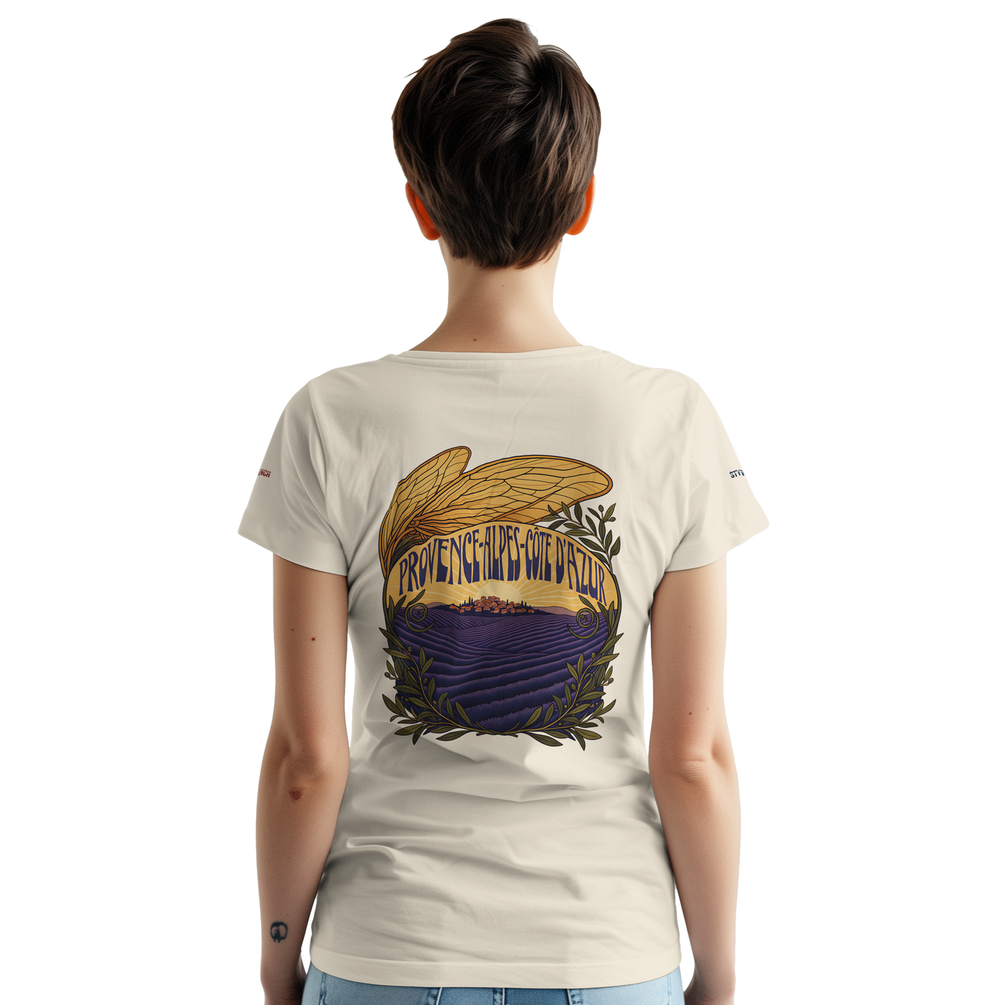 Unisex T-Shirt Provence-Alpes-Côte d'Azur, schwerer Rundhalsausschnitt | Gildan® 5000
