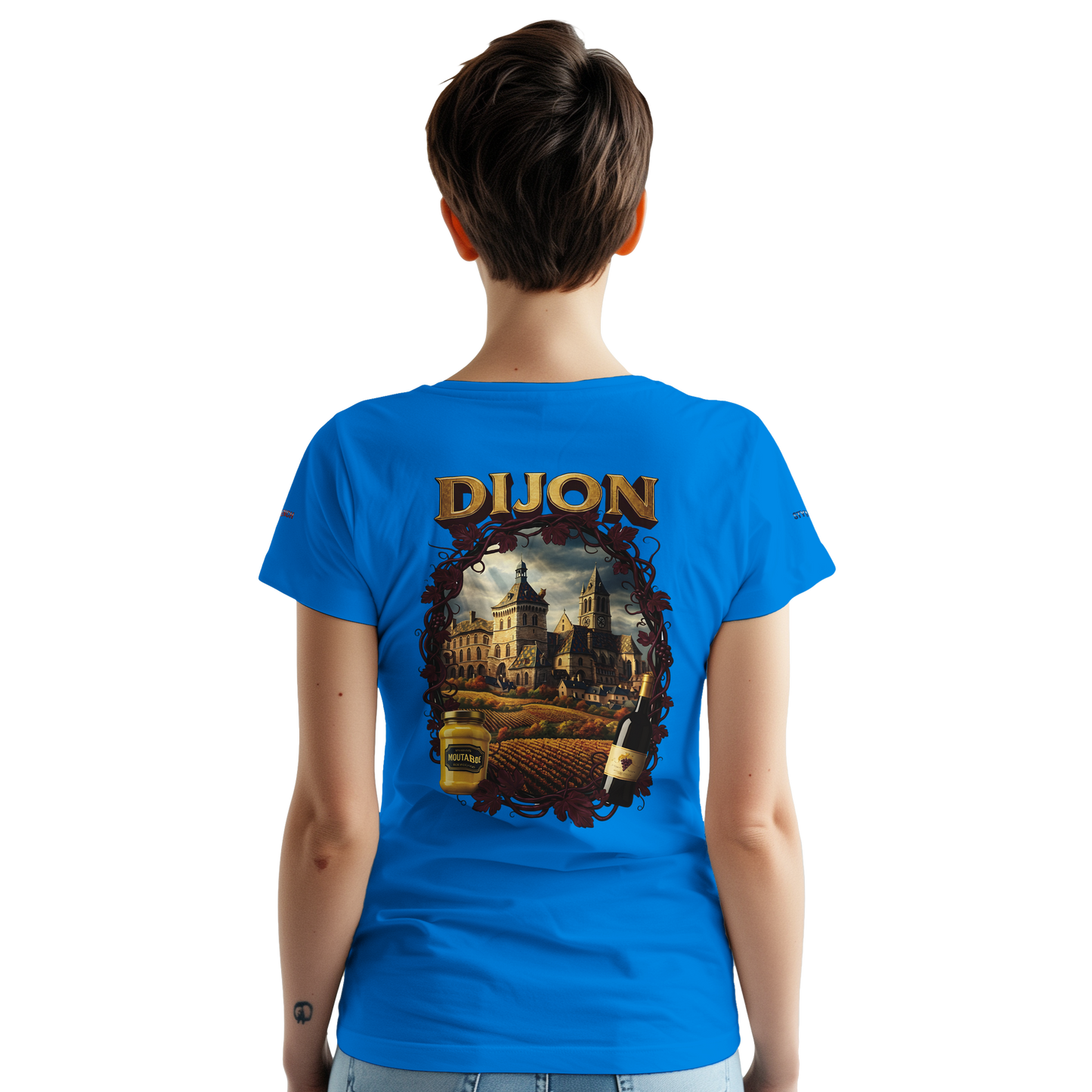 Unisex T-Shirt Dijon Stadt Frankreich dick Rundhals | Gildan® 5000