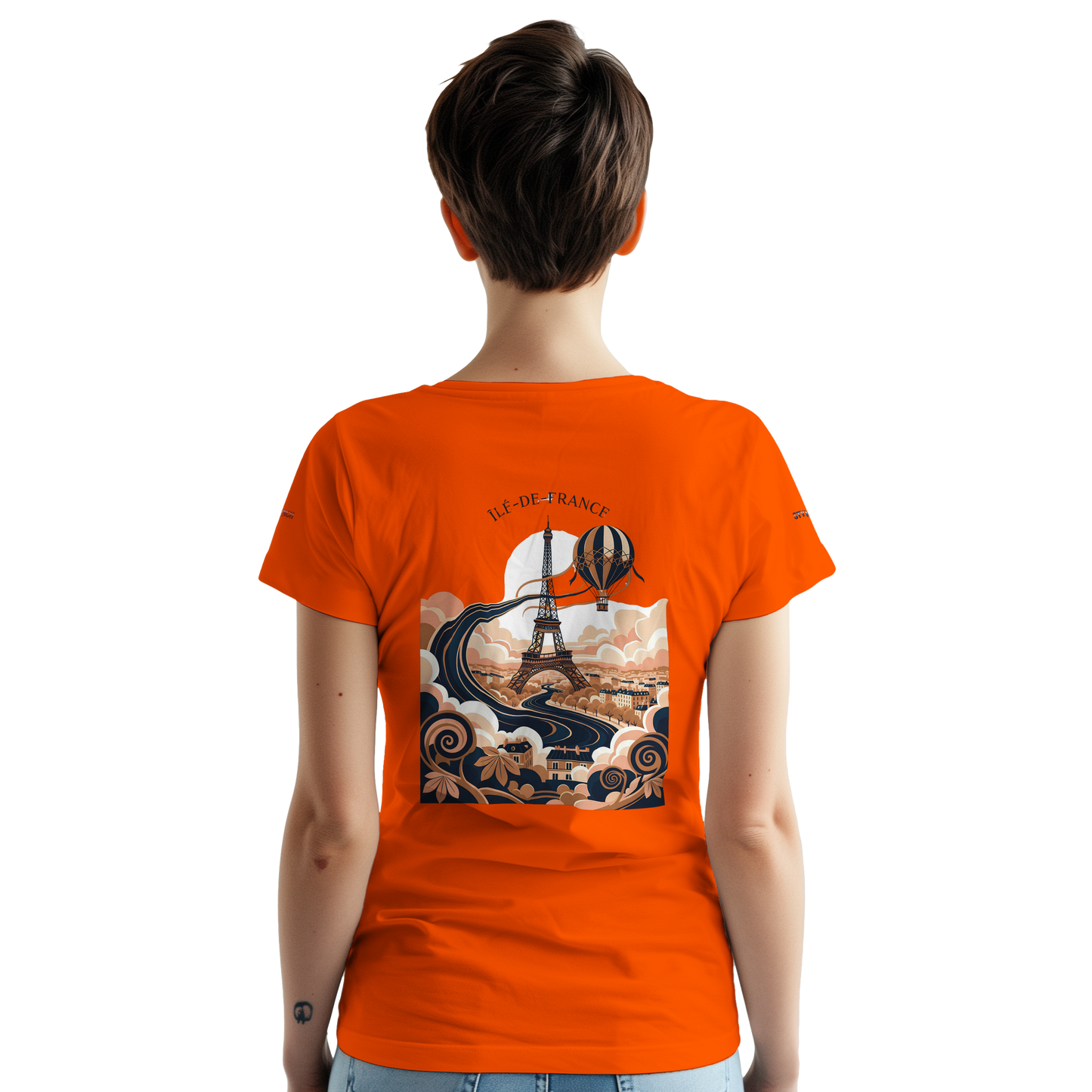 Unisex T-Shirt Île-de-France dick rundhals | Gildan® 5000