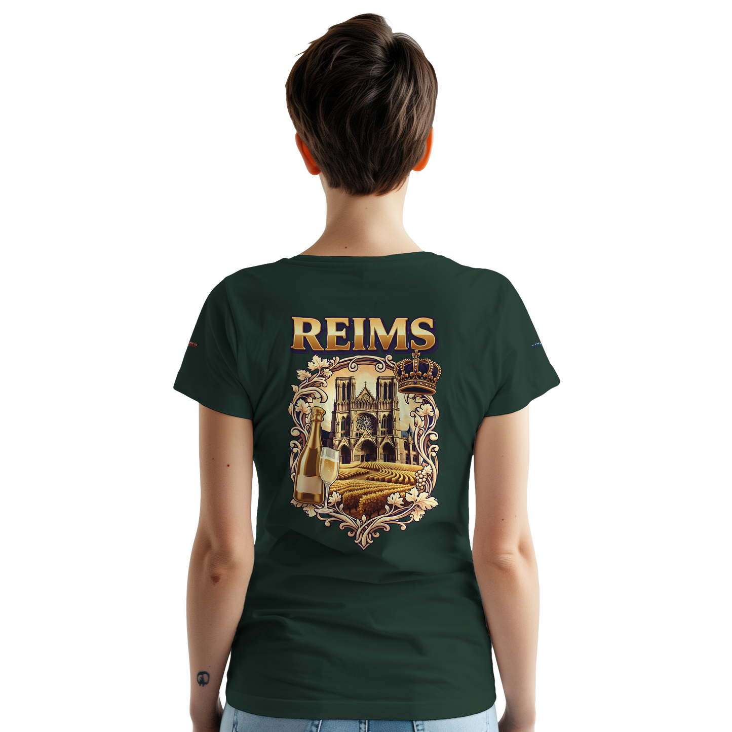 T-shirt Unisexe Reims - Ville de France - Coton Premium