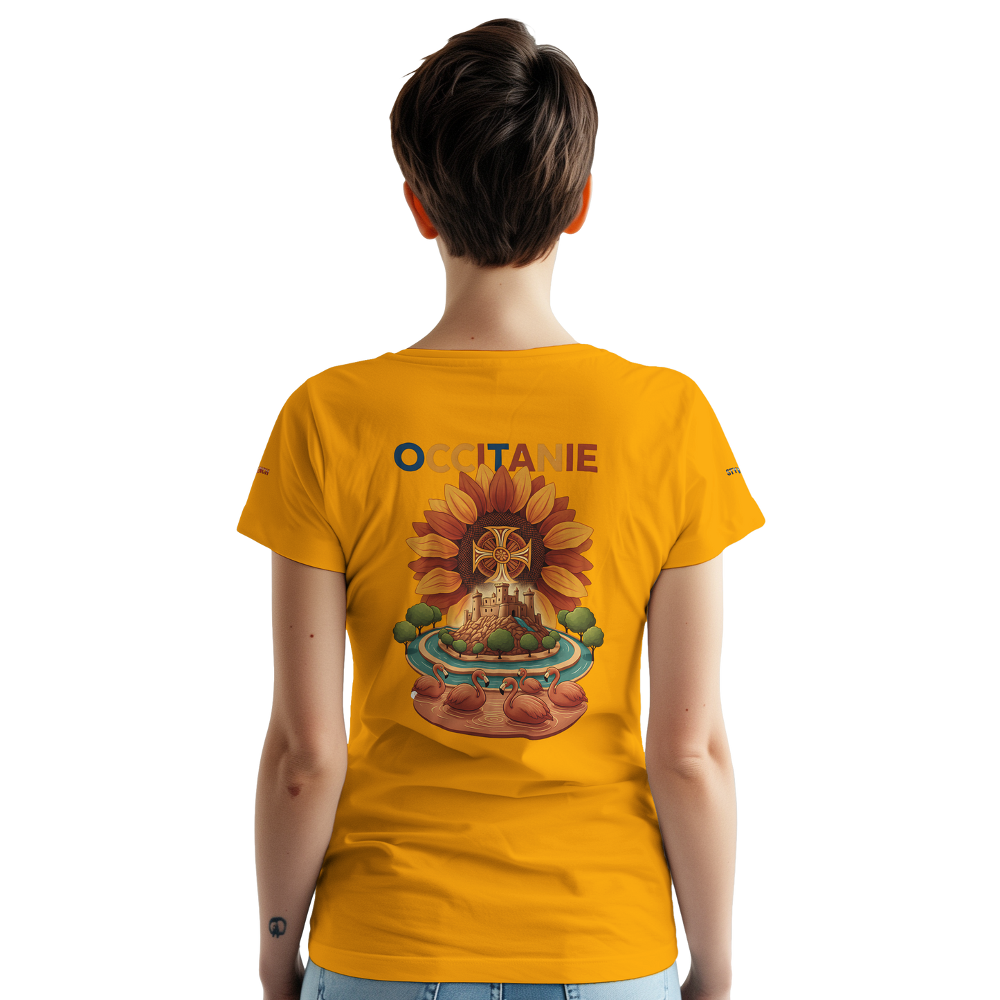 Unisex Occitania T-Shirt, dick, Rundhalsausschnitt | Gildan® 5000