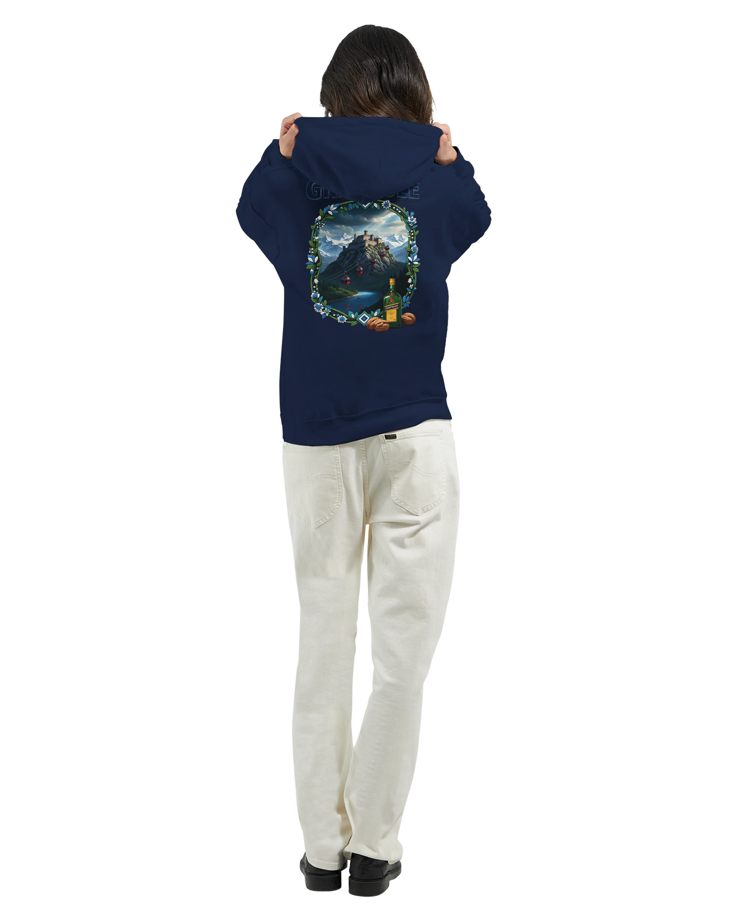Kapuzenpullover Grenoble Stadt in Frankreich Unisex Classic | Gildan® 18500