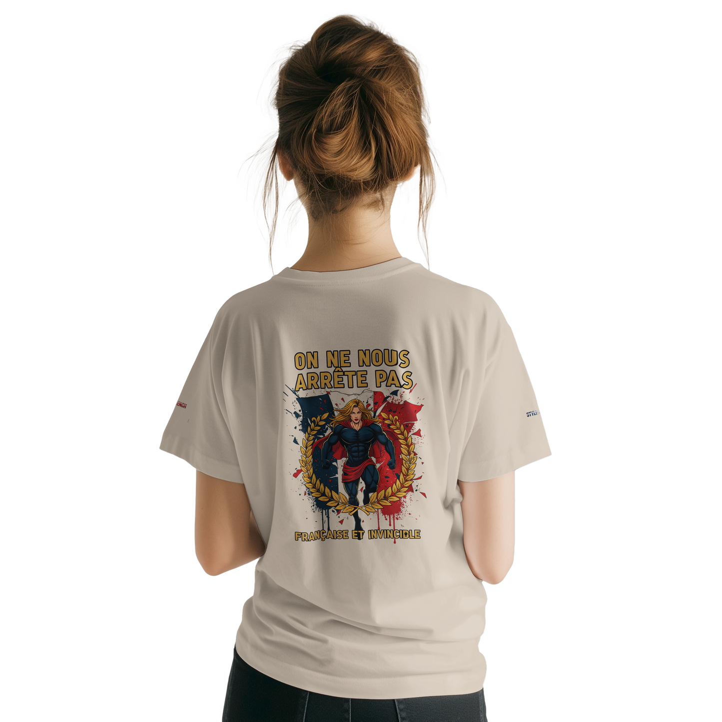 T-shirt Femme 'On ne nous arrête pas' – Coton Doux Premium