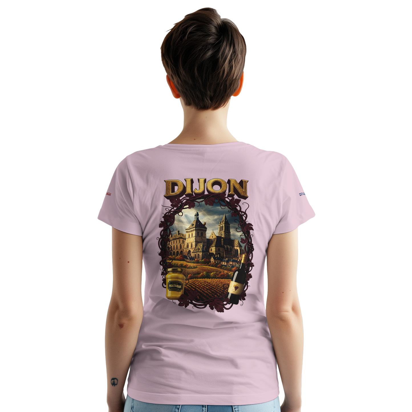 Unisex T-Shirt Dijon Stadt Frankreich dick Rundhals | Gildan® 5000