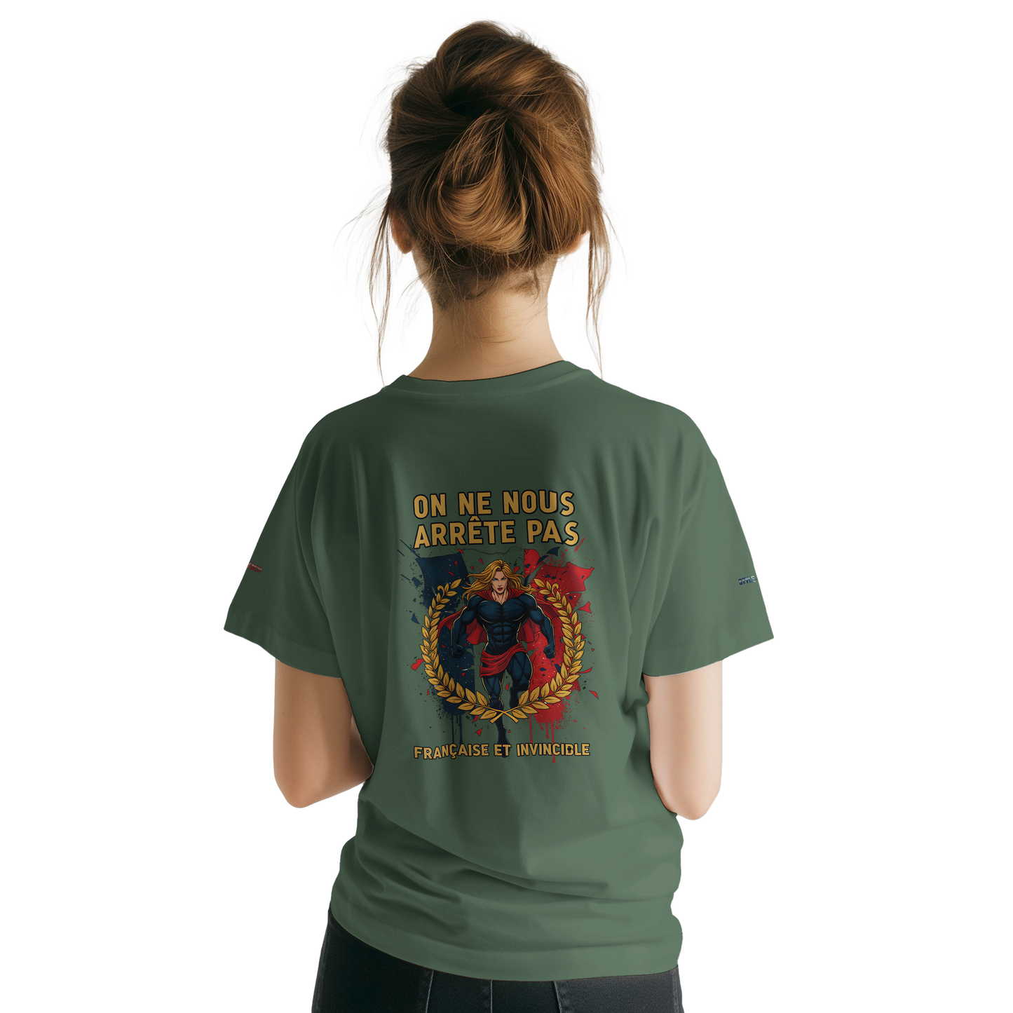 T-shirt Femme 'On ne nous arrête pas' – Coton Doux Premium