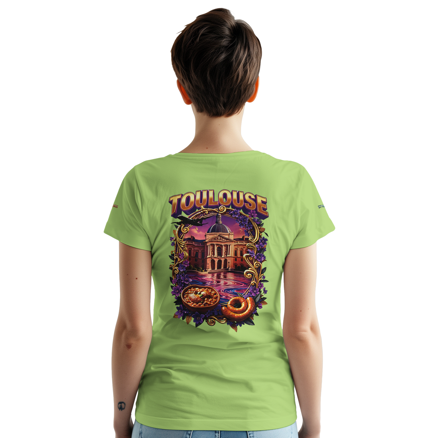 - Unisex Toulouse city of France heavy crewneck t-shirt | Gildan® 5000