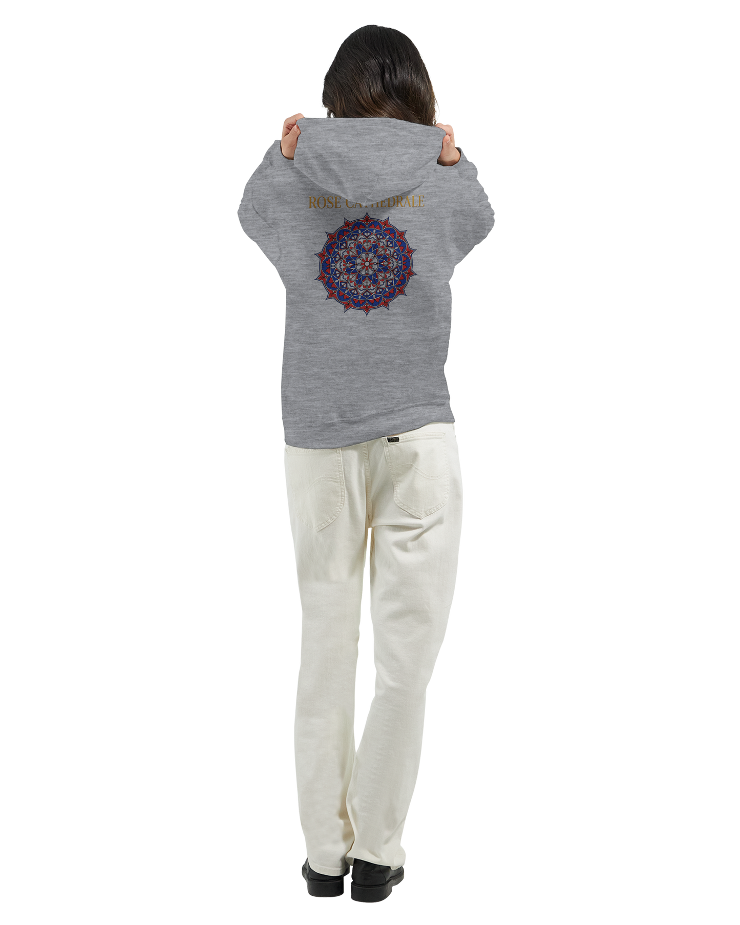 Rosa Kapuzenpullover für Damen Kathedrale Klassisch | Gildan® 18500