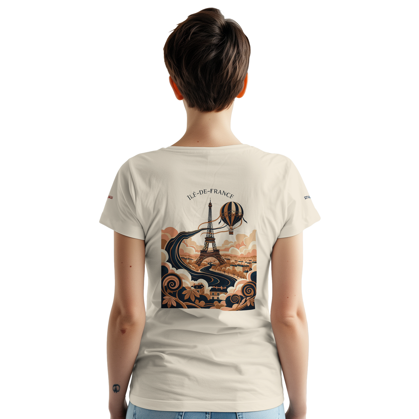 Unisex T-Shirt Île-de-France dick rundhals | Gildan® 5000
