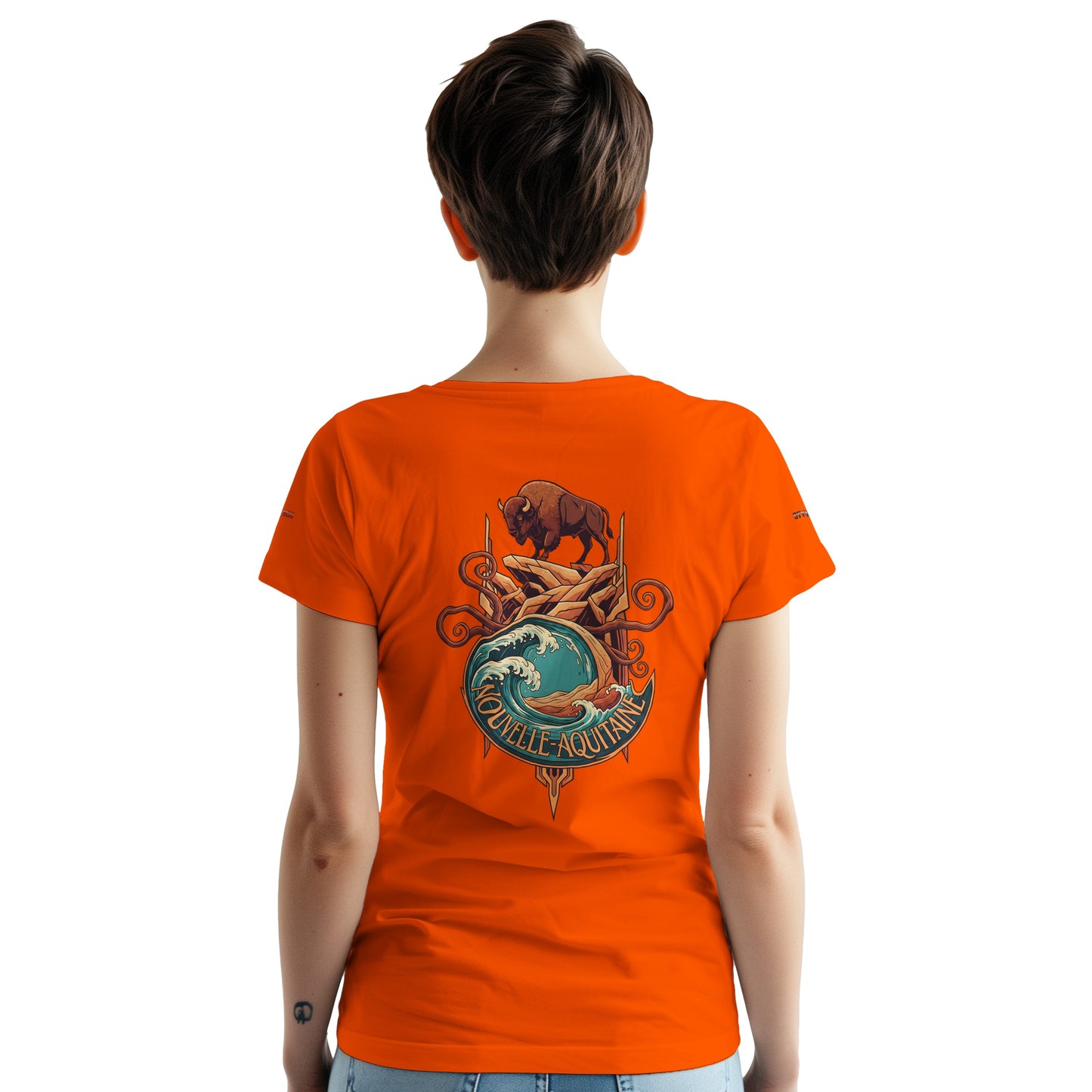 T-Shirt Neu-Aquitanien, dick, Rundhalsausschnitt | Gildan® 5000