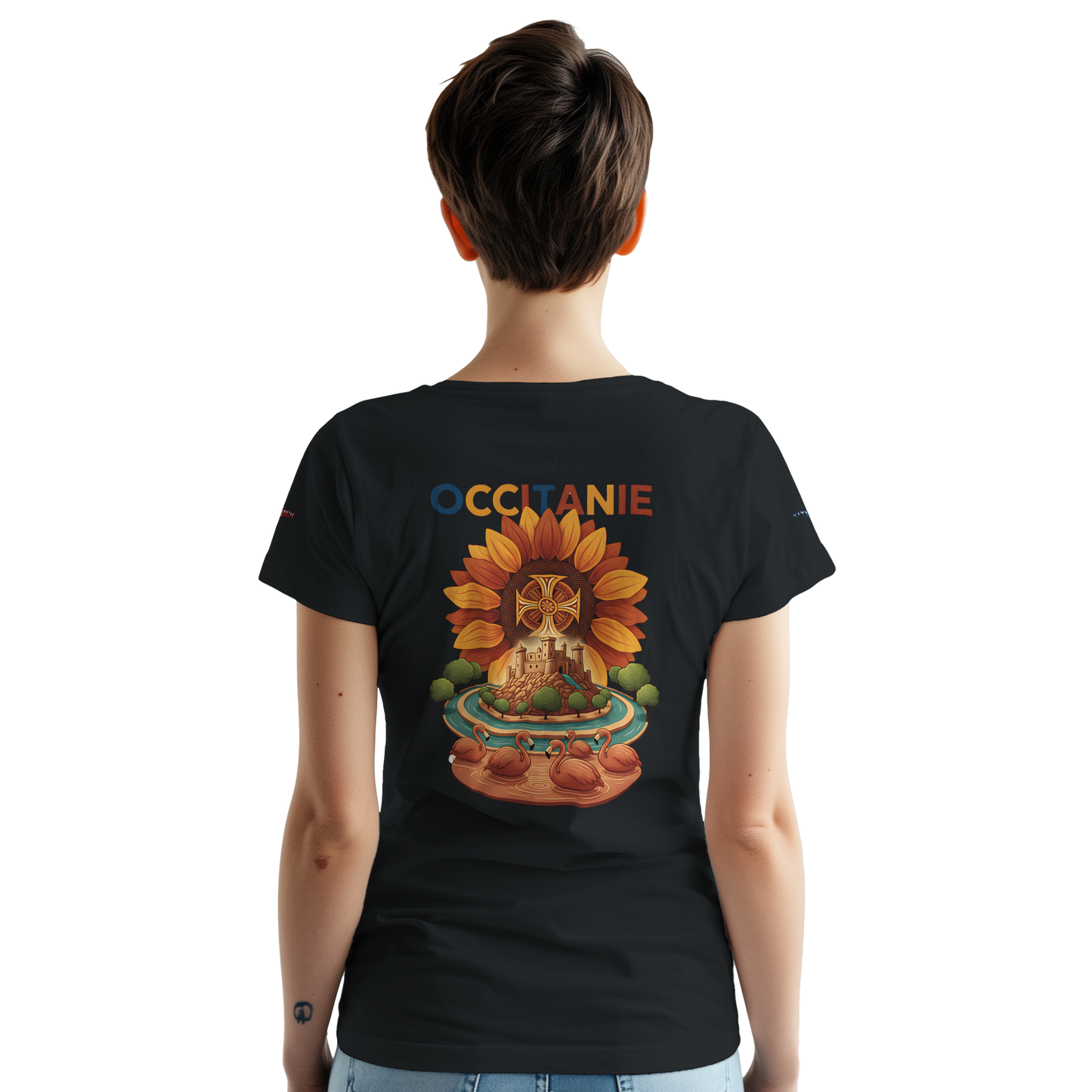 Unisex Occitania T-Shirt, dick, Rundhalsausschnitt | Gildan® 5000