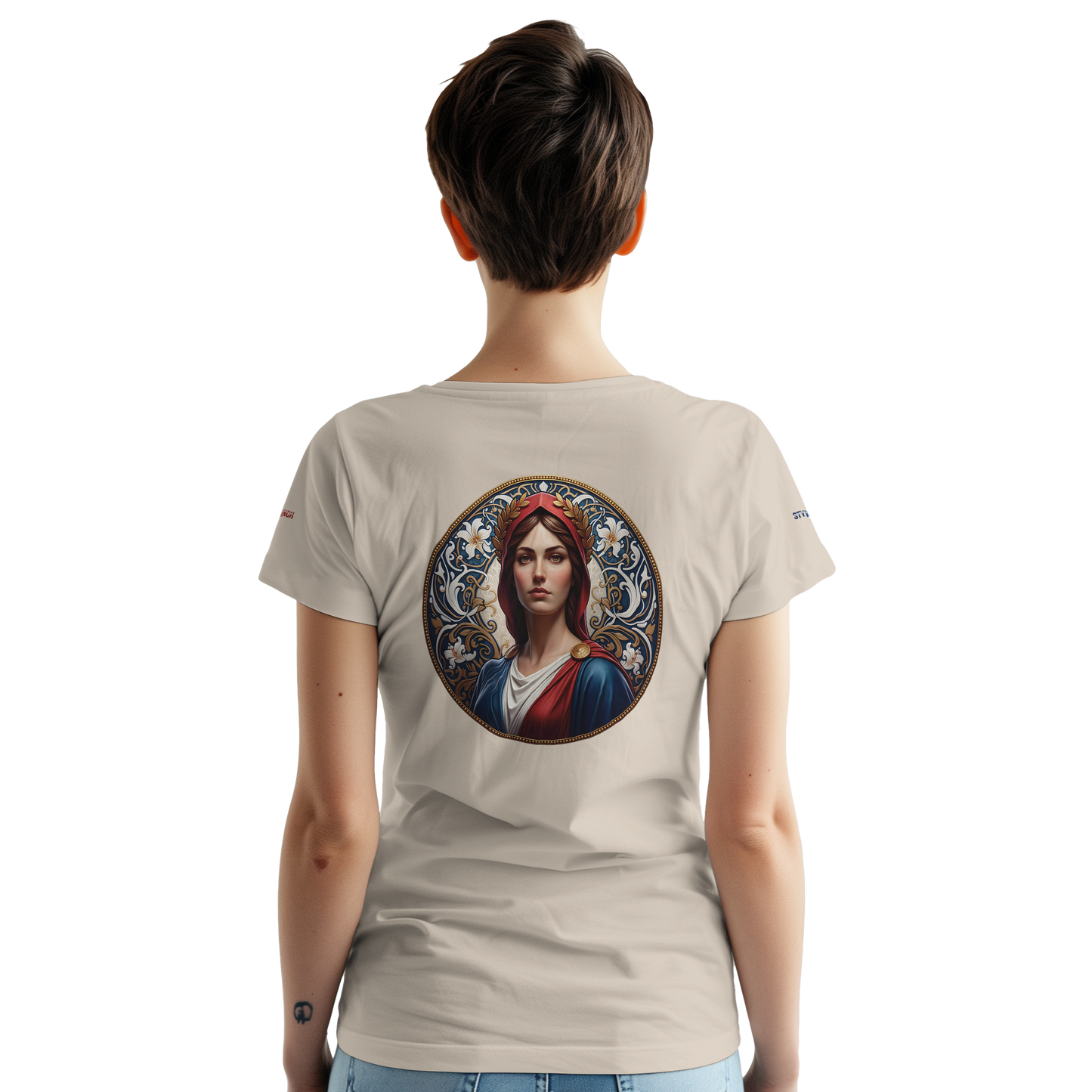 Damen T-Shirt Marianne dick, Rundhals | Gildan® 5000
