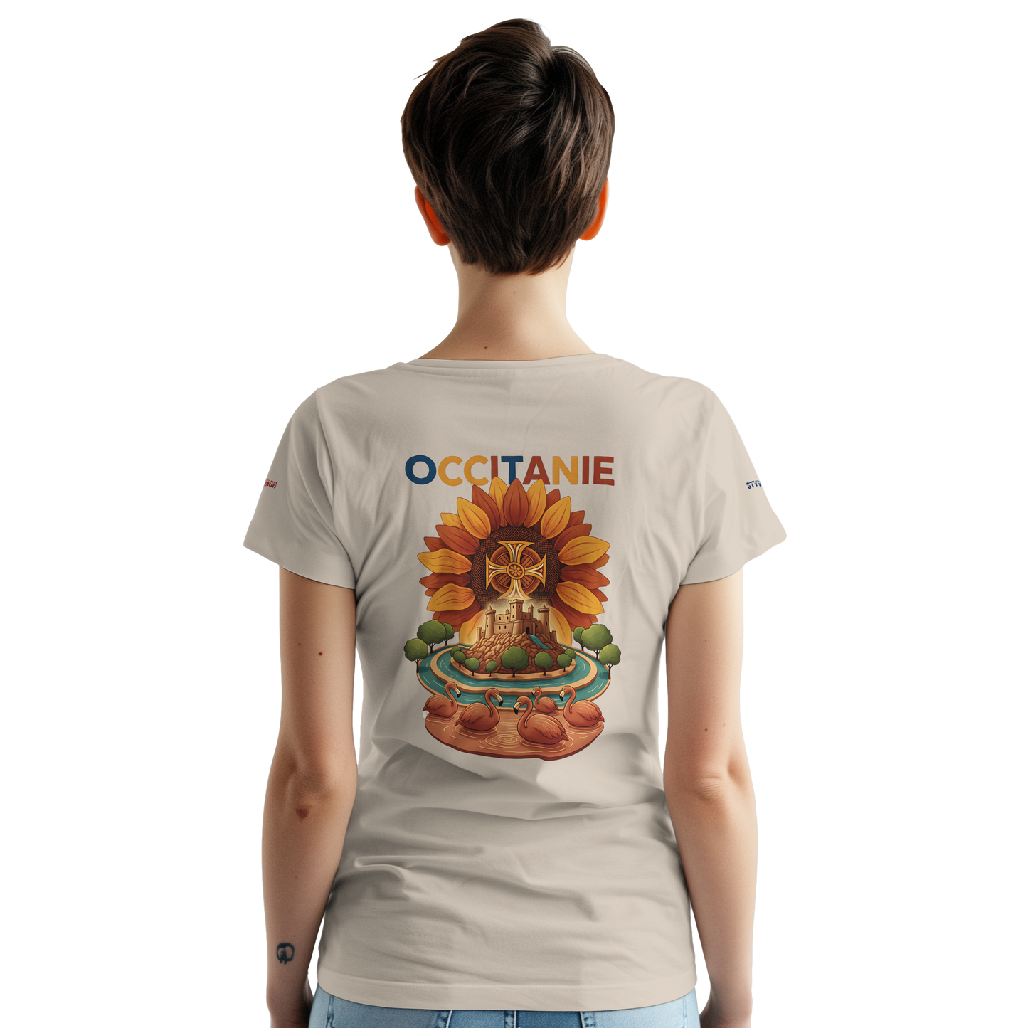 Unisex Occitania T-Shirt, dick, Rundhalsausschnitt | Gildan® 5000