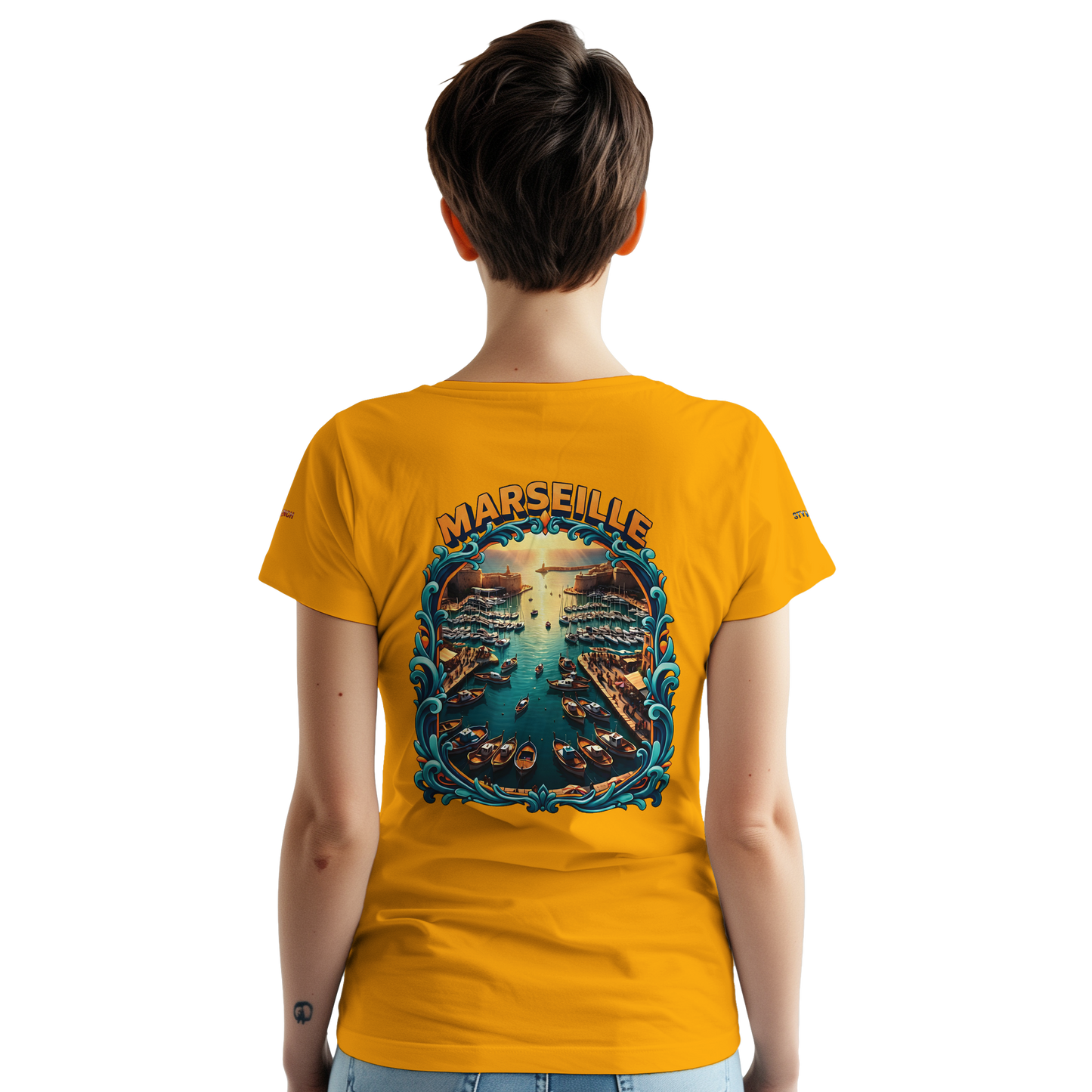 Unisex-T-Shirt Marseille, dick, Rundhalsausschnitt | Gildan® 5000