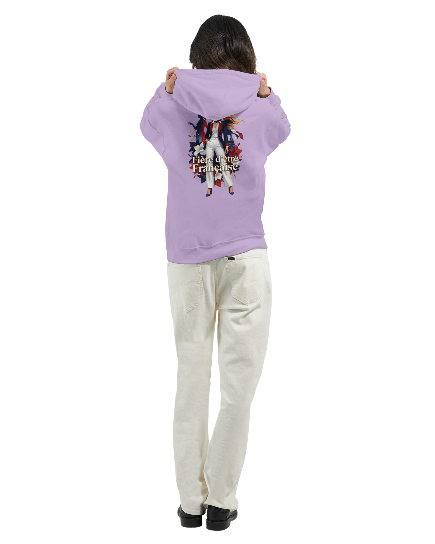 Sweat à capuche fière d'être française   – Doux, chaud et confortable pour l'hiver