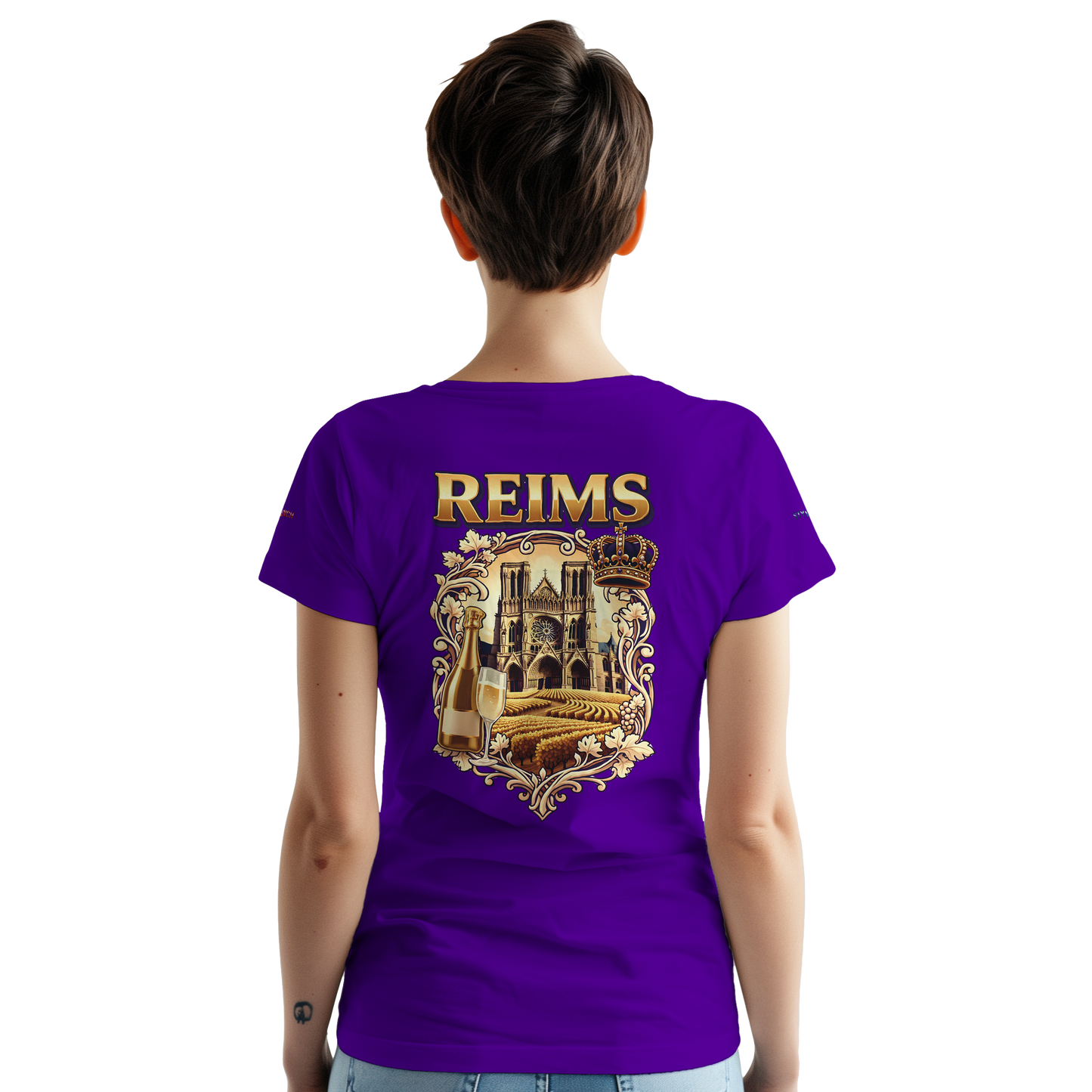 T-shirt Unisexe Reims - Ville de France - Coton Premium