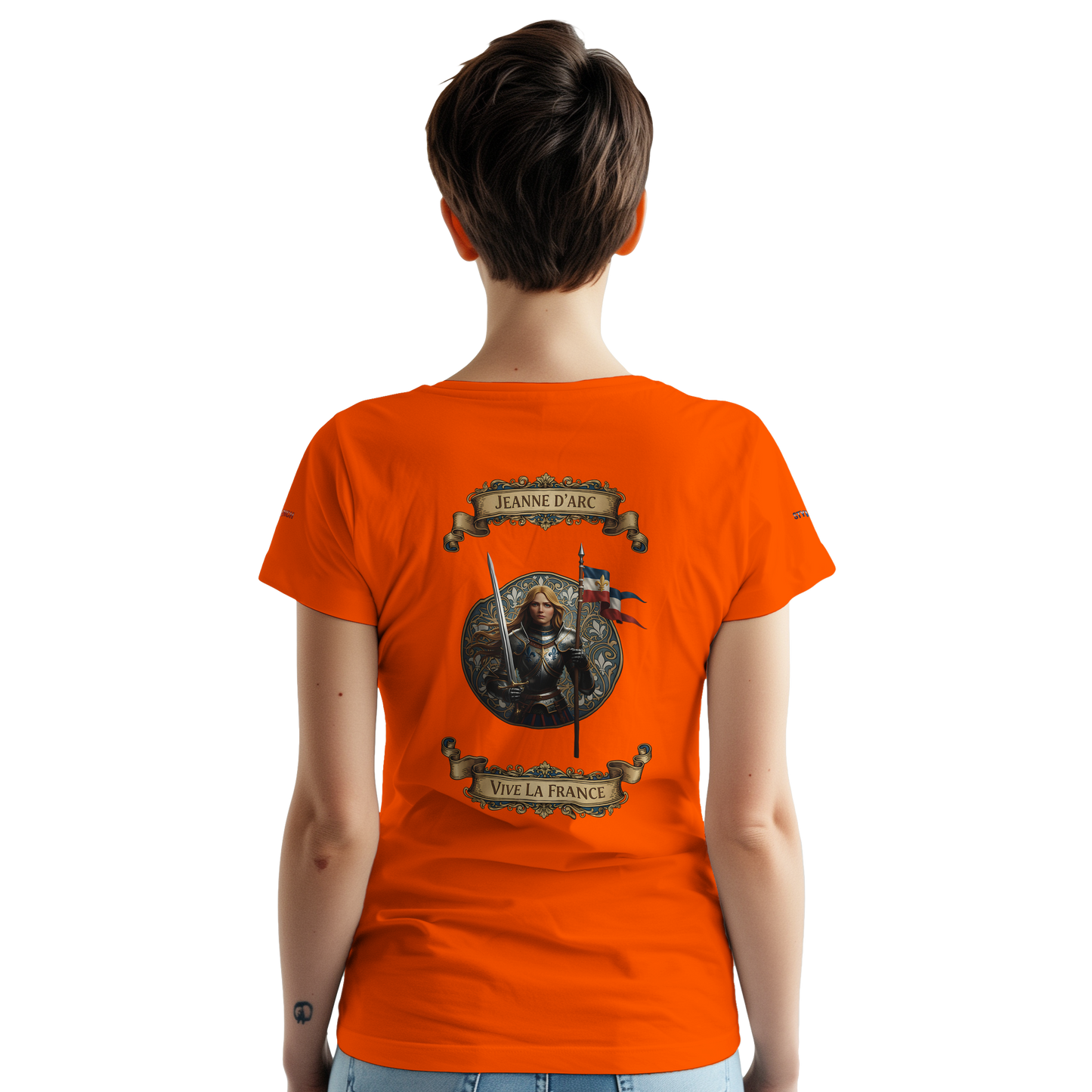 Damen T-Shirt Jeanne d'Arc dick Rundhals | Gildan® 5000