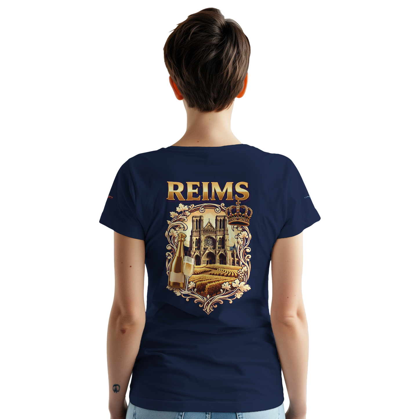 T-shirt Unisexe Reims - Ville de France - Coton Premium