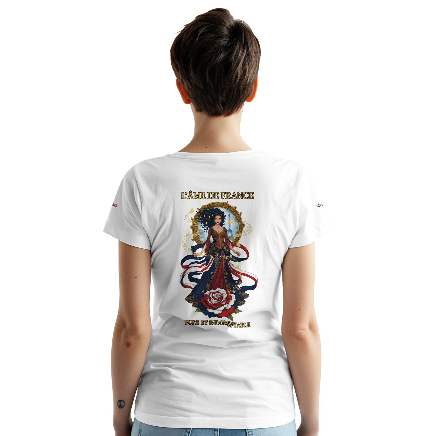 Women's T-shirt The Soul of France French Style Heavyweight Crewneck | Gildan® 5000