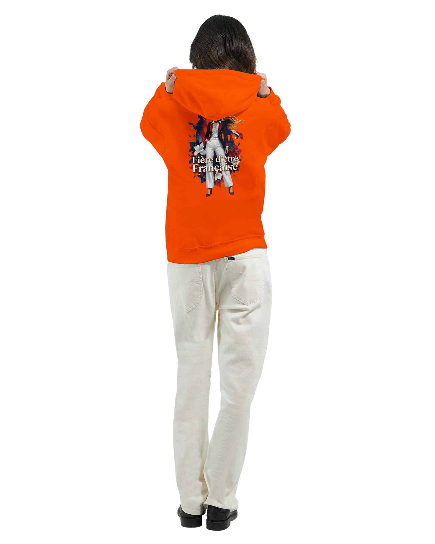 Sweat à capuche fière d'être française   – Doux, chaud et confortable pour l'hiver