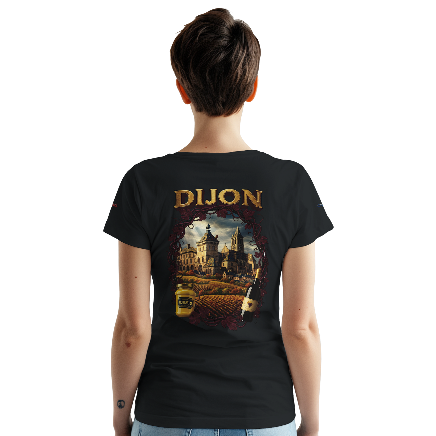 Unisex T-Shirt Dijon Stadt Frankreich dick Rundhals | Gildan® 5000