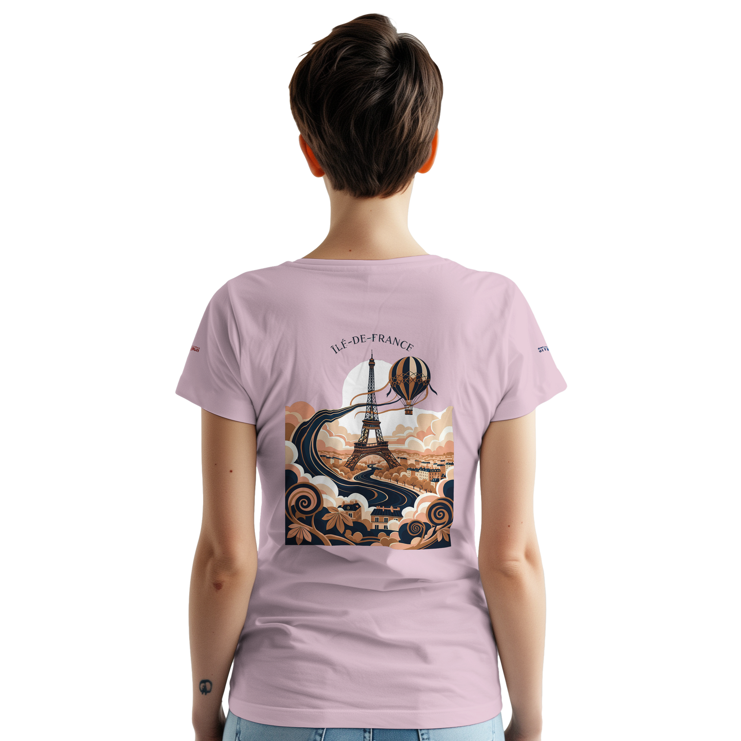 Unisex T-Shirt Île-de-France dick rundhals | Gildan® 5000
