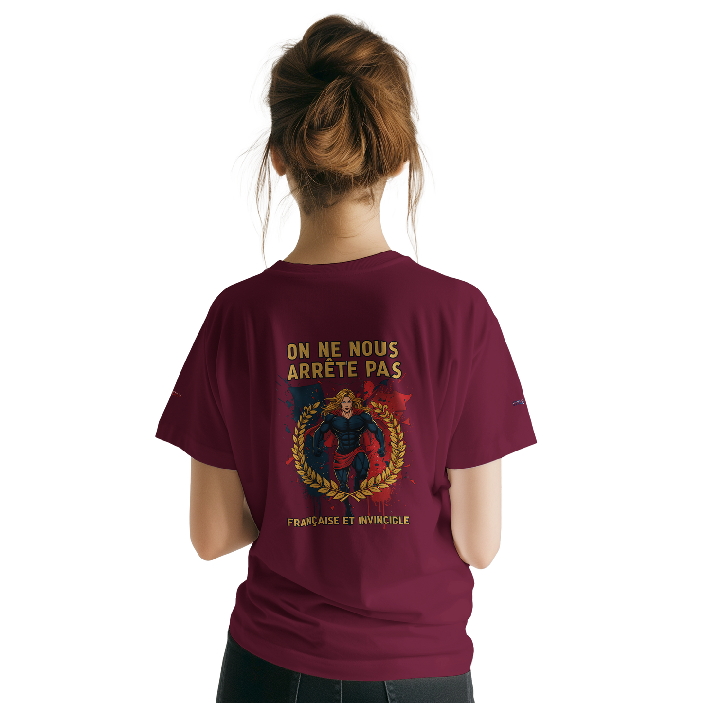 T-shirt Femme 'On ne nous arrête pas' – Coton Doux Premium