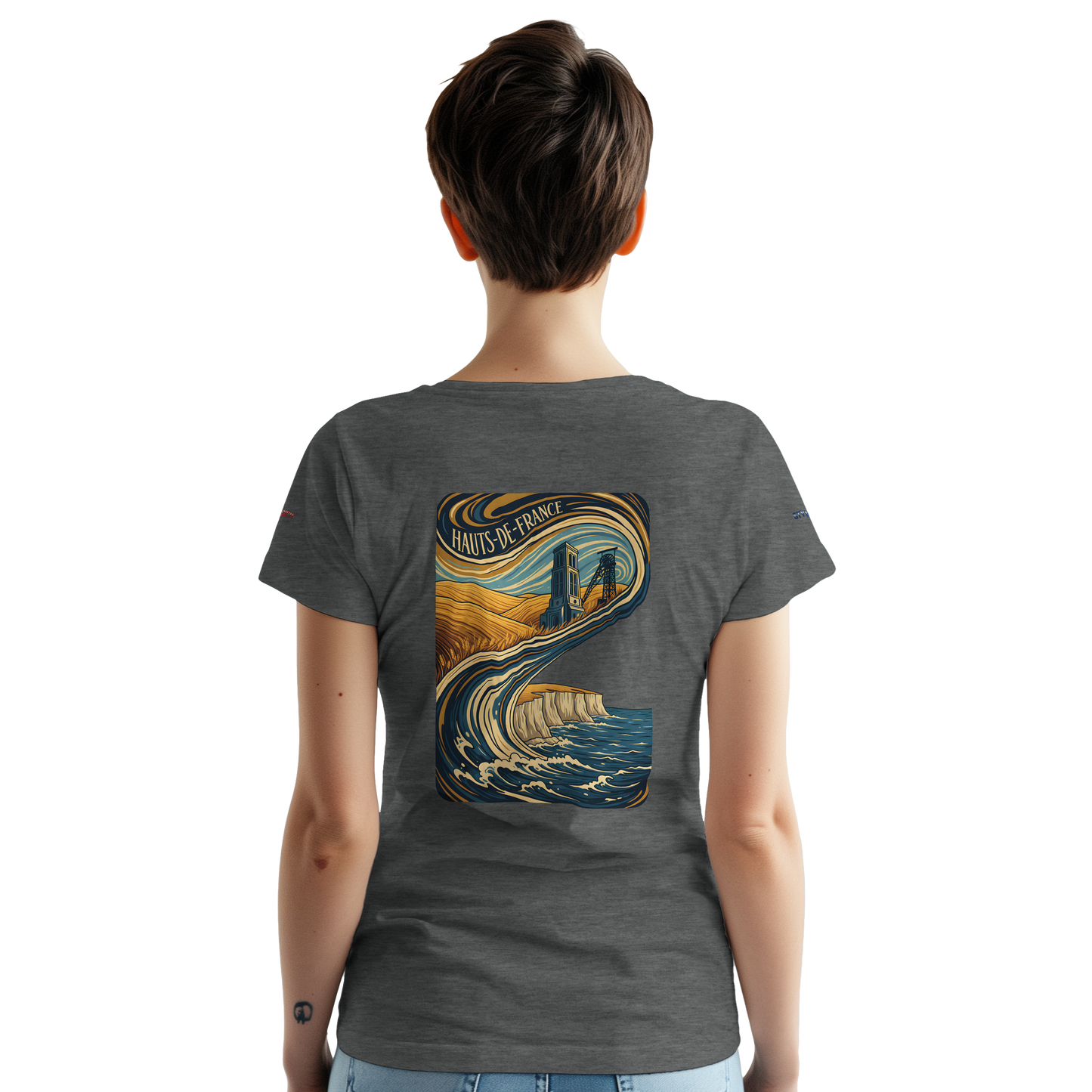 Unisex-T-Shirt Hochwertige Frankreich, dick, Rundhals | Gildan® 5000