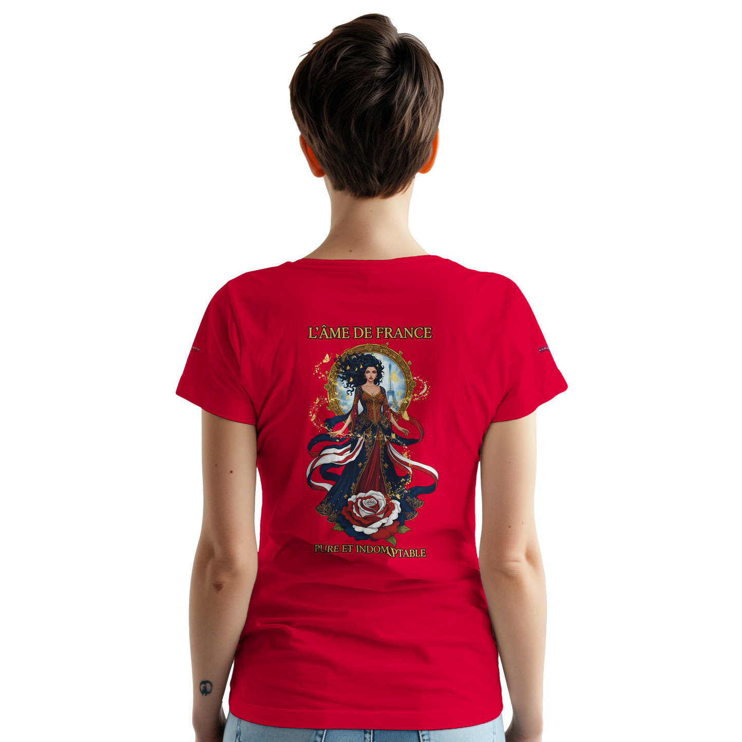 Women's T-shirt The Soul of France French Style Heavyweight Crewneck | Gildan® 5000