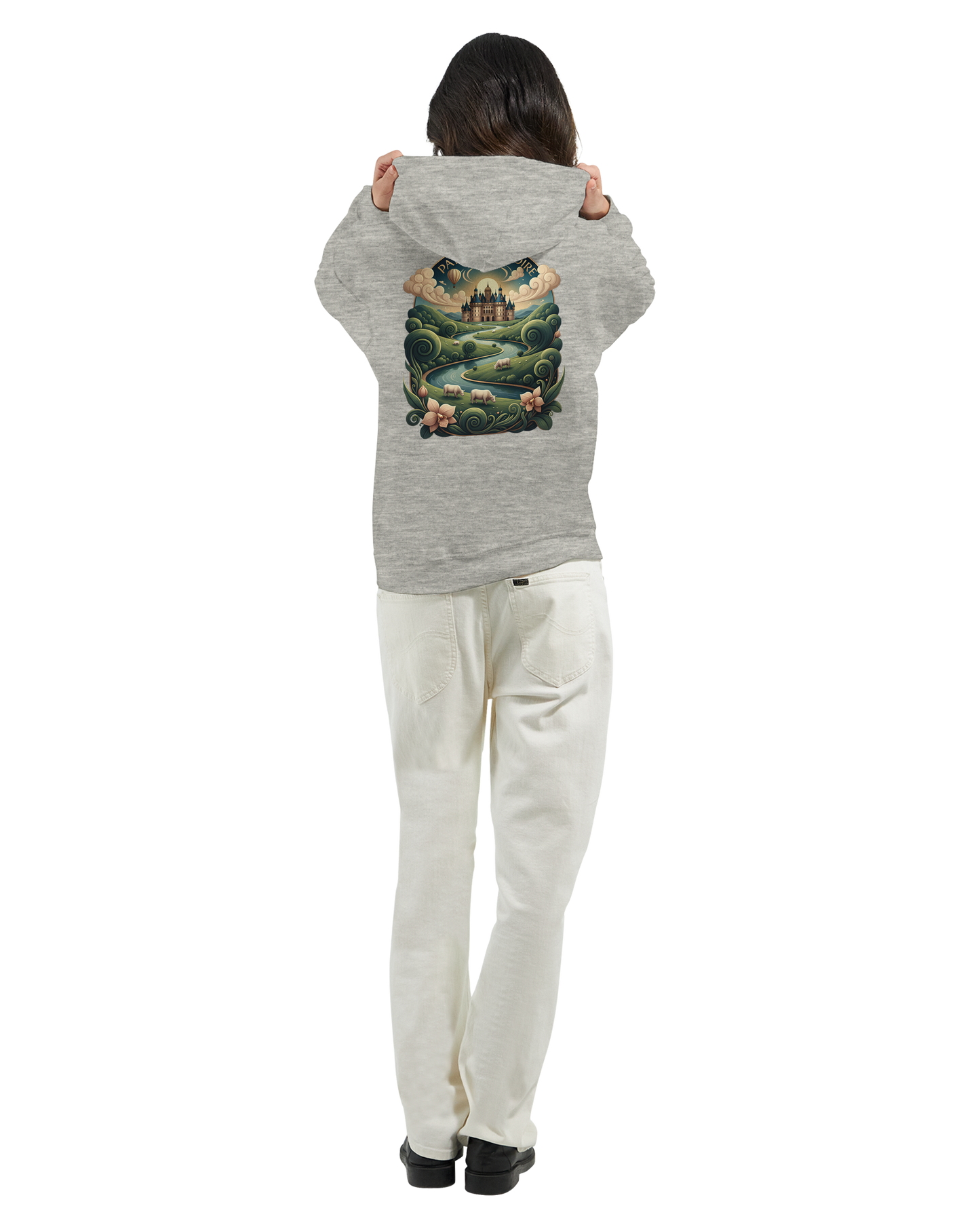 Klassischer Unisex-Kapuzenpullover Pays de la Loire | Gildan® 18500