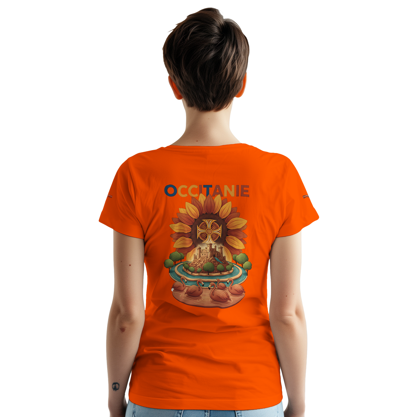 Unisex Occitania T-Shirt, dick, Rundhalsausschnitt | Gildan® 5000