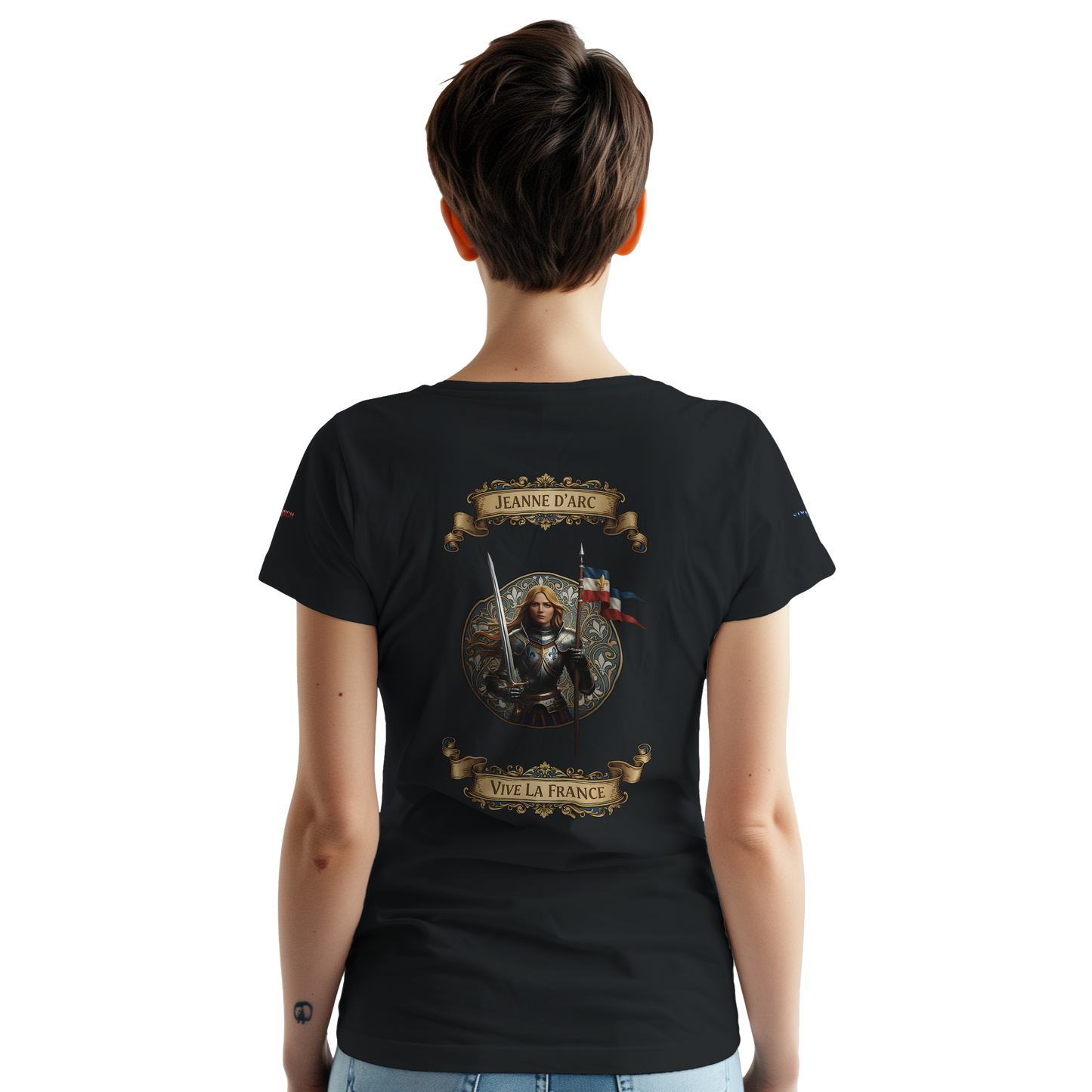 Damen T-Shirt Jeanne d'Arc dick Rundhals | Gildan® 5000