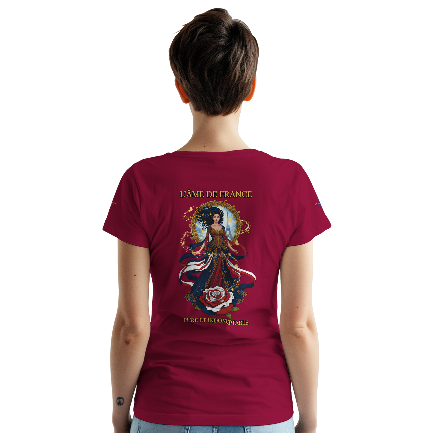 Women's T-shirt The Soul of France French Style Heavyweight Crewneck | Gildan® 5000