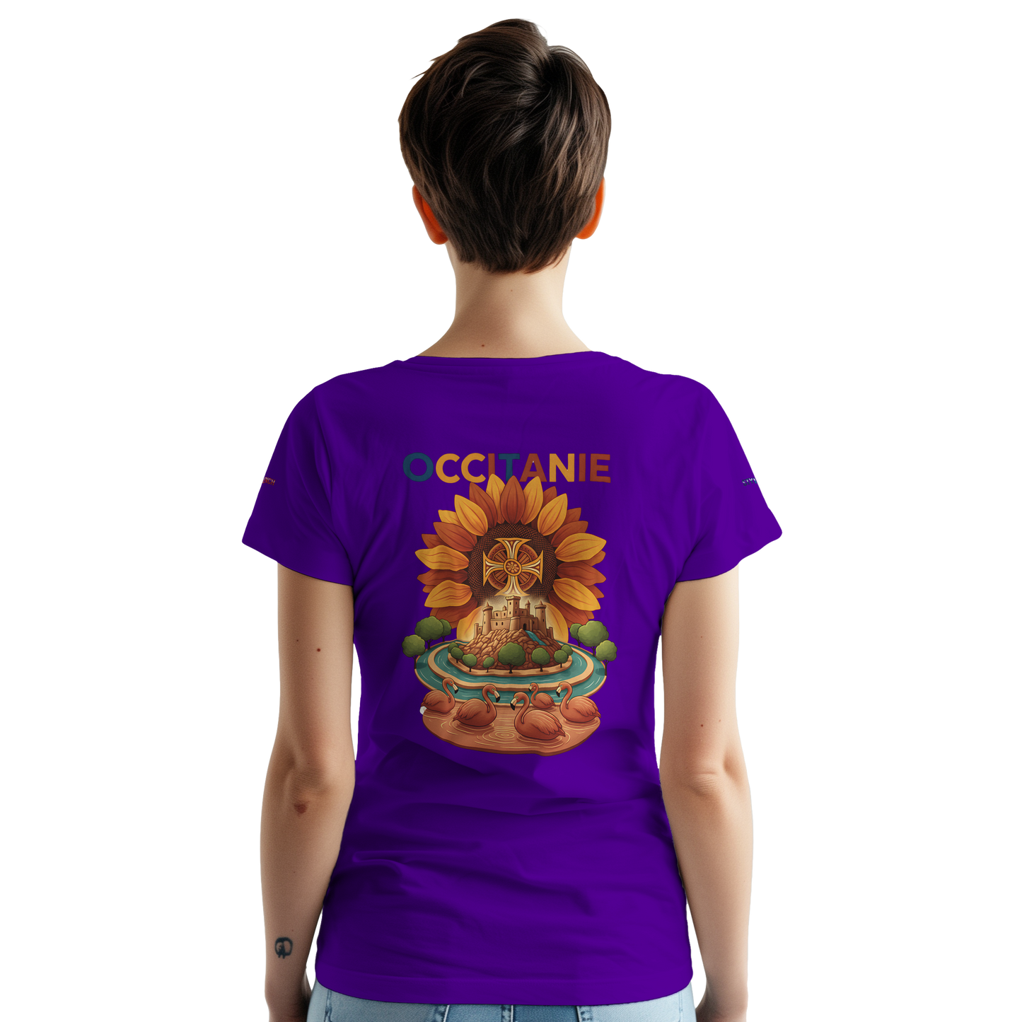 Unisex Occitania T-Shirt, dick, Rundhalsausschnitt | Gildan® 5000