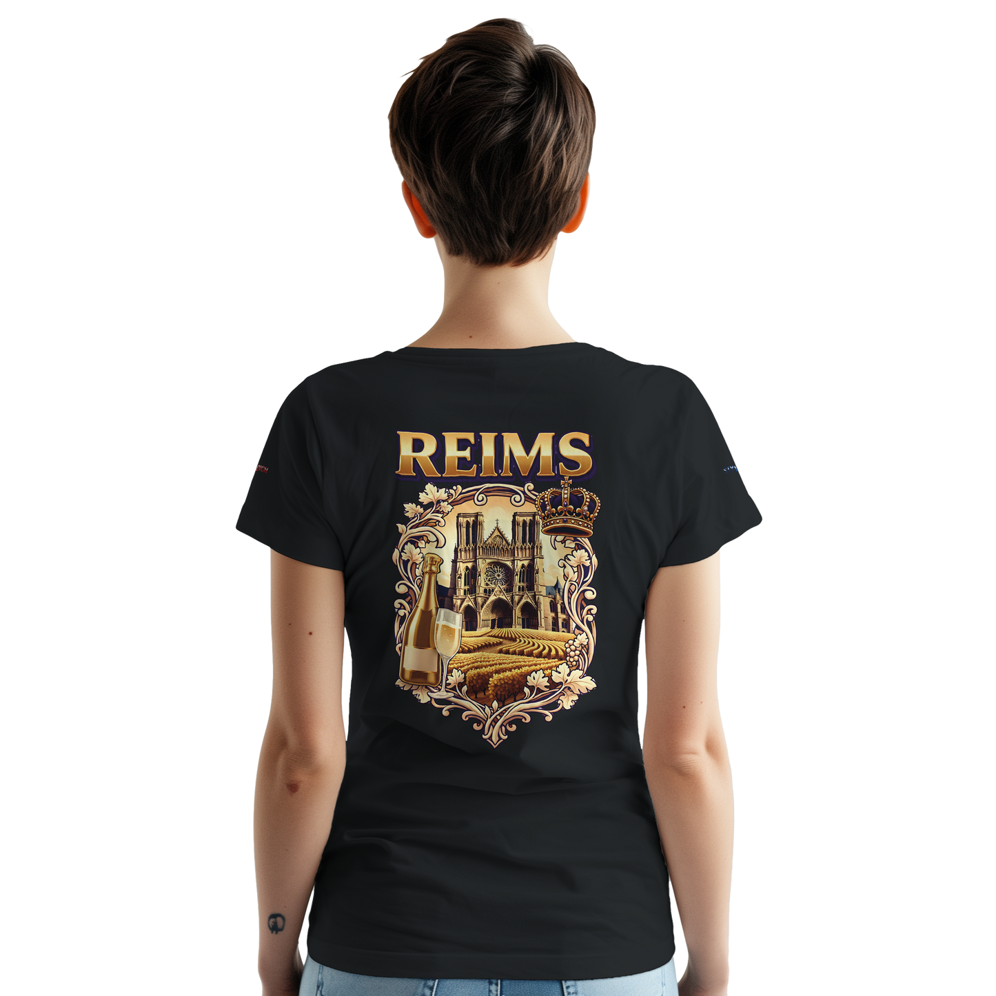 T-shirt Unisexe Reims - Ville de France - Coton Premium